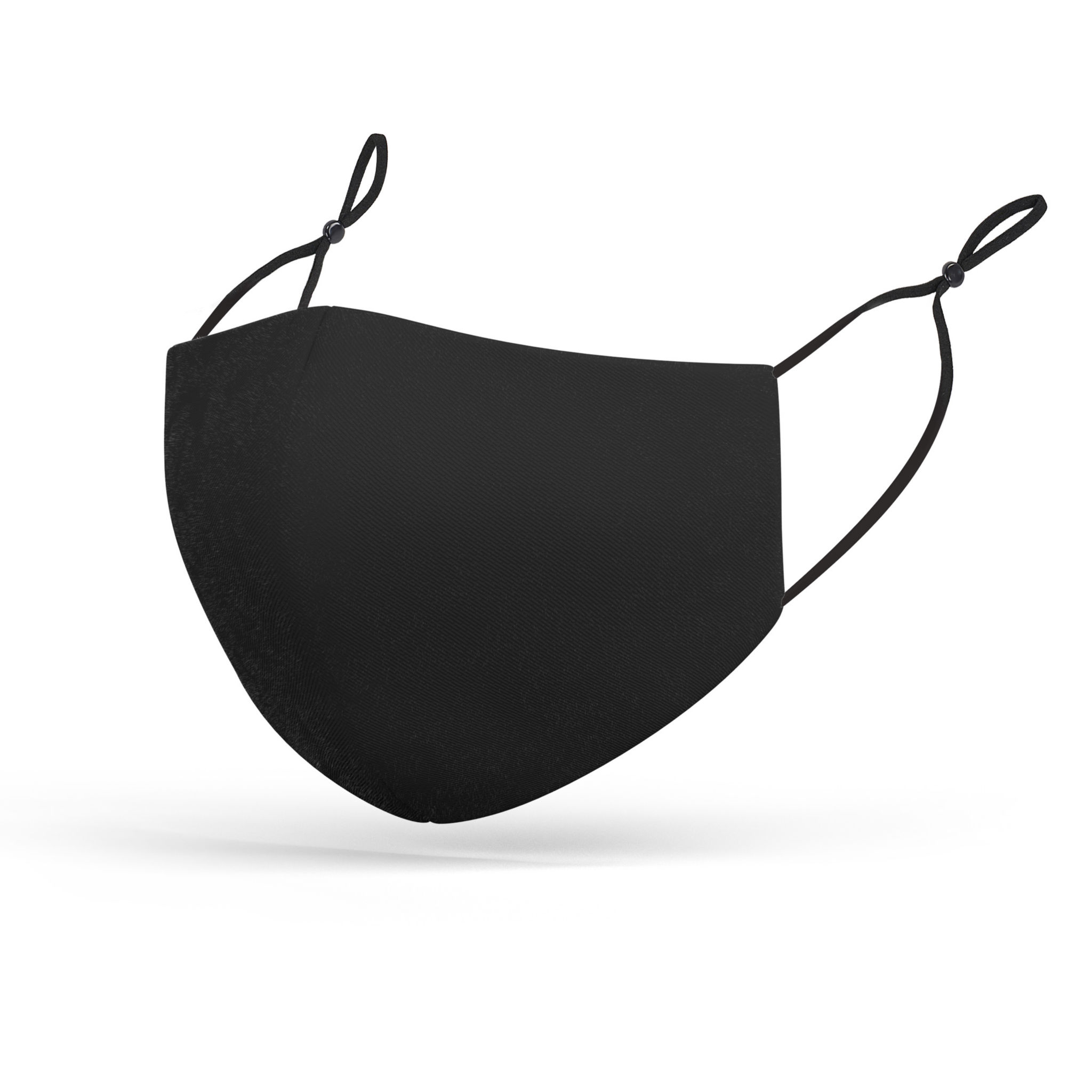 Stoffmaske schwarz