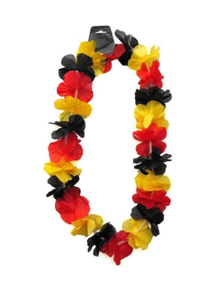 Blumenkette "Schwarz Rot Gold"