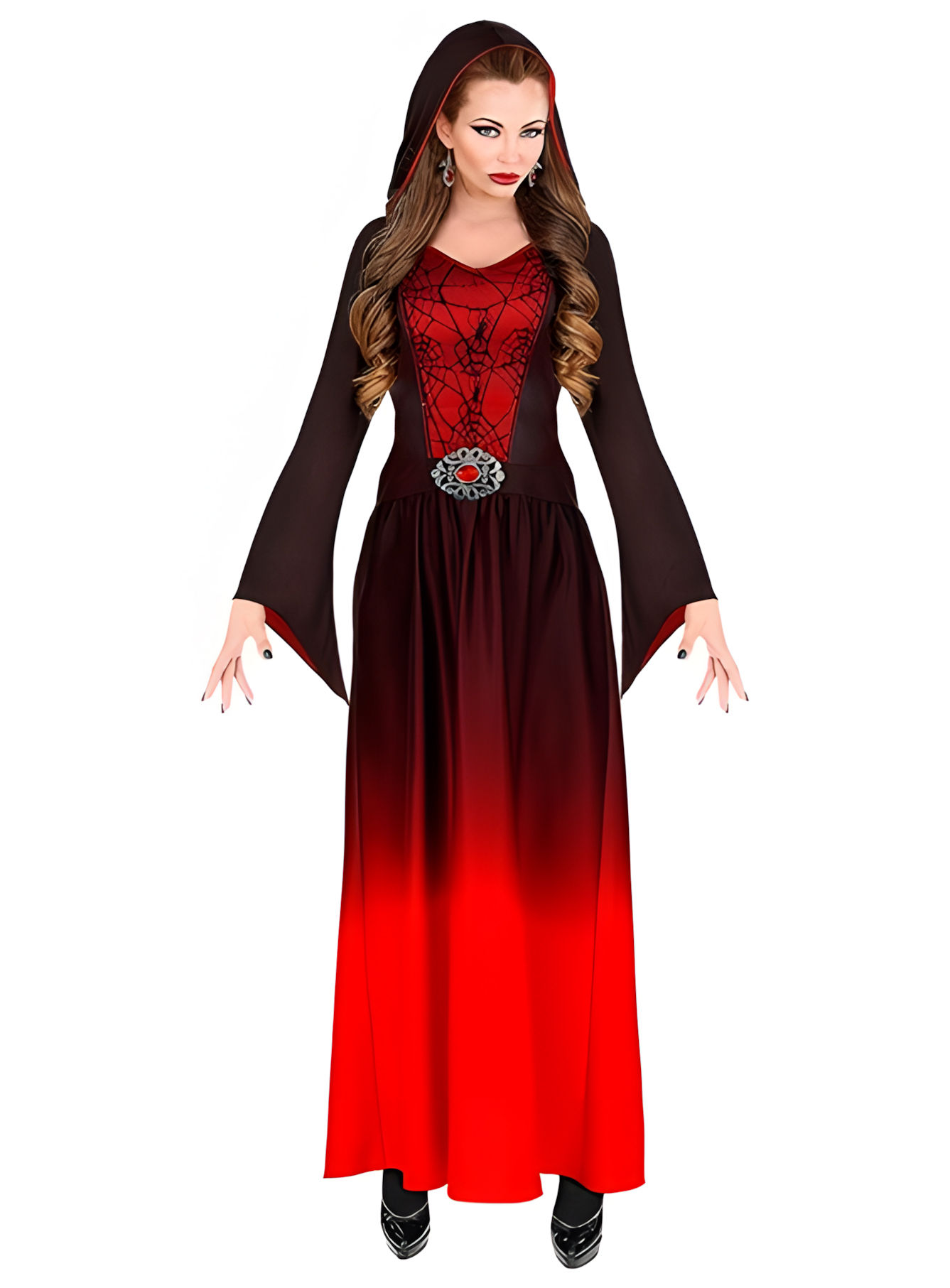 Gothic Lady Damenkostüm rot