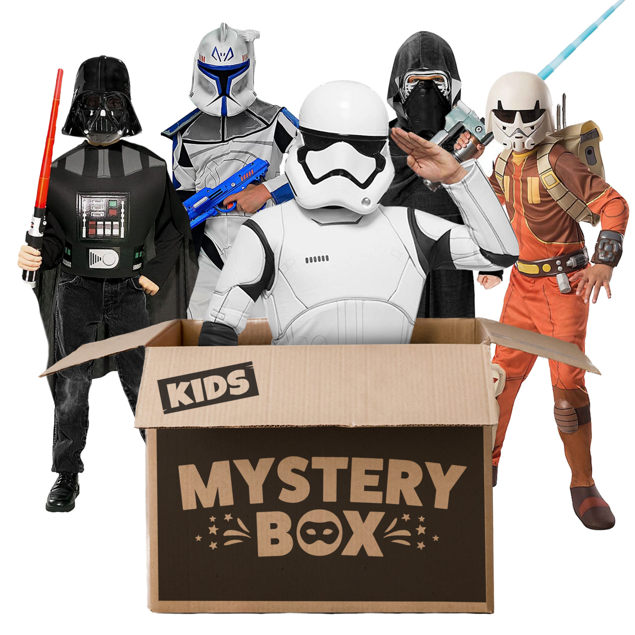 Star Wars Mystery Box für Kinder mit 3 Kostümen