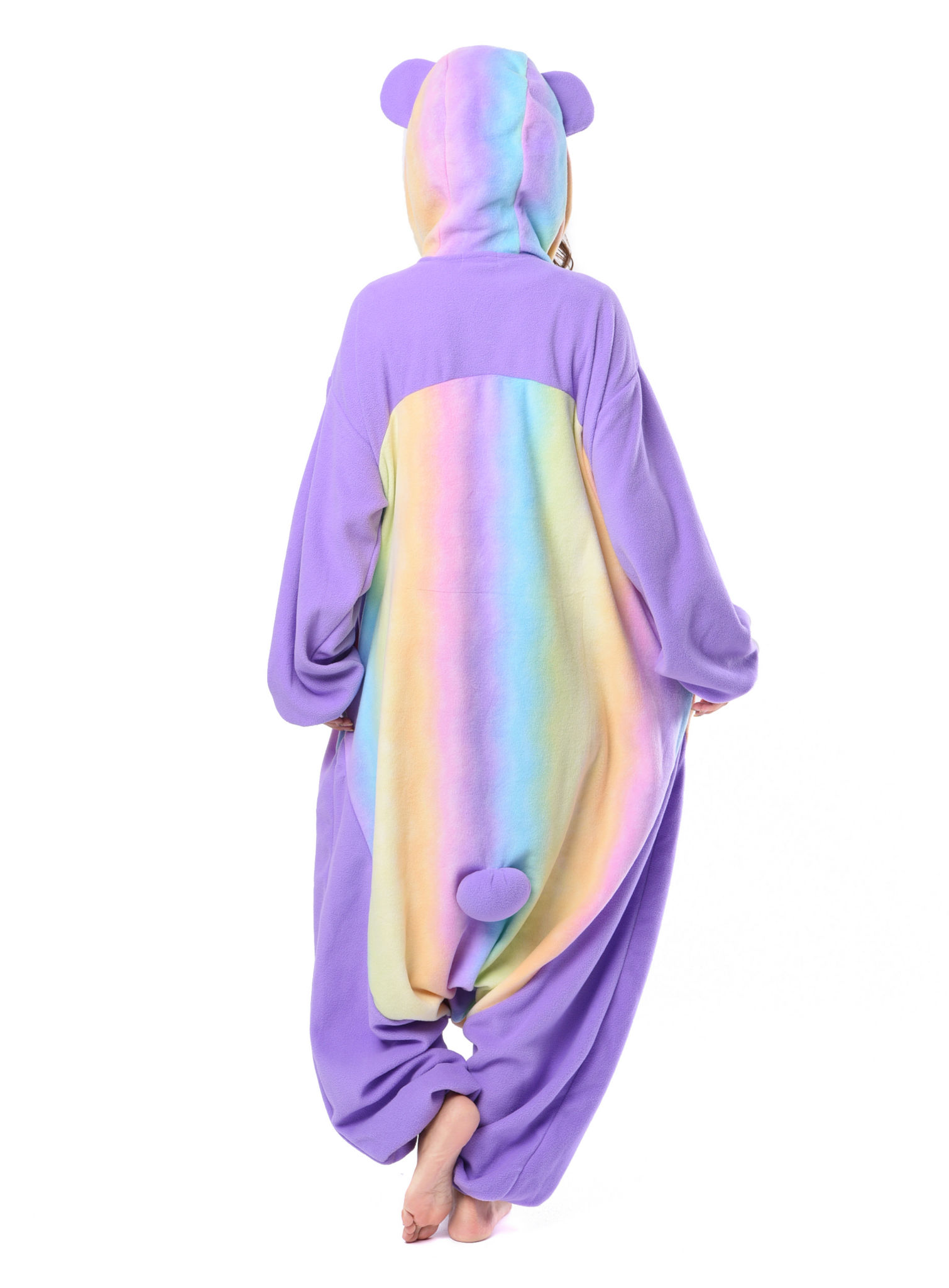 Regenbogen Panda Kigurumi Kostüm