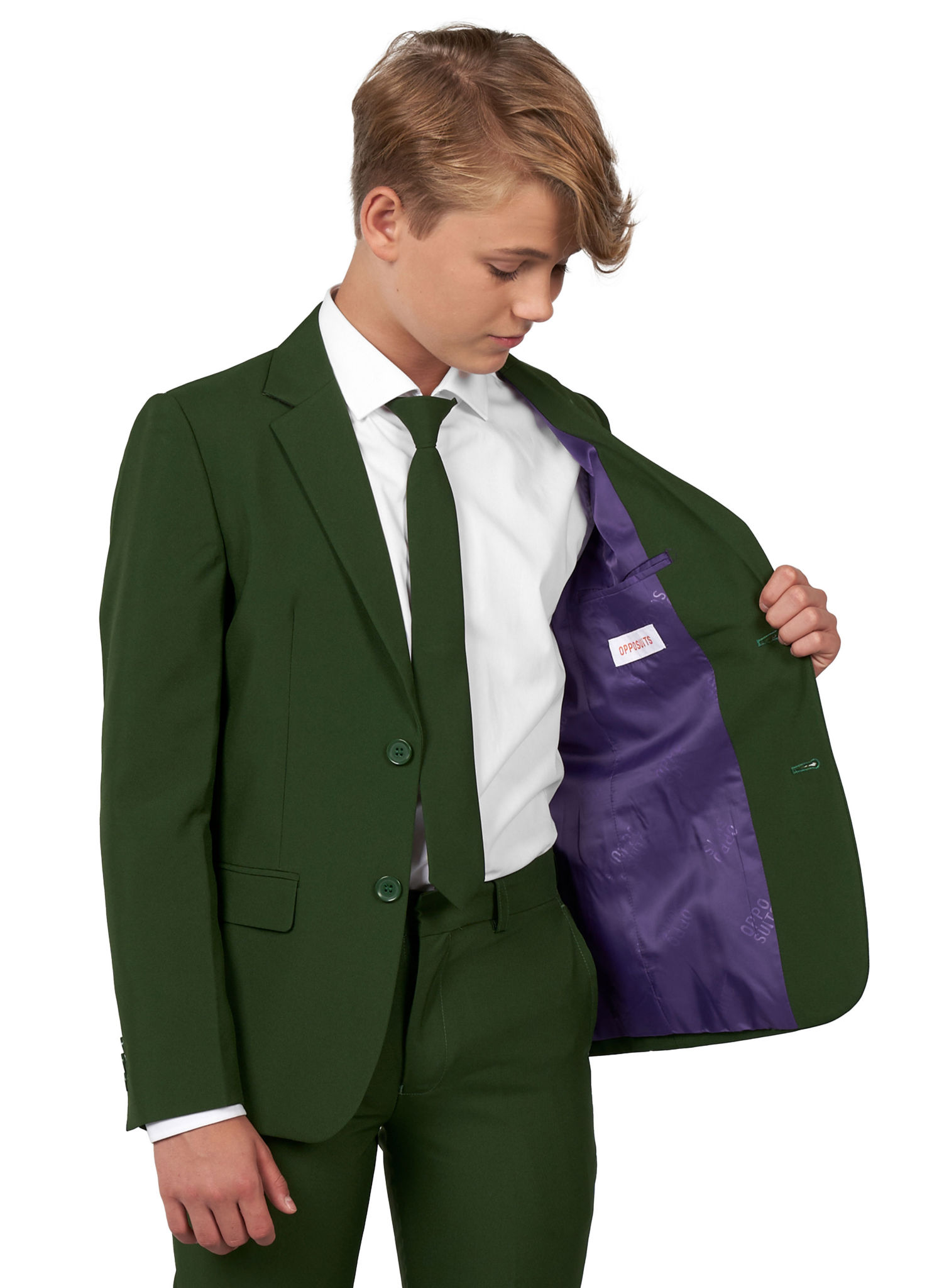 OppoSuits Teen Glorious Green Anzug für Jugendliche