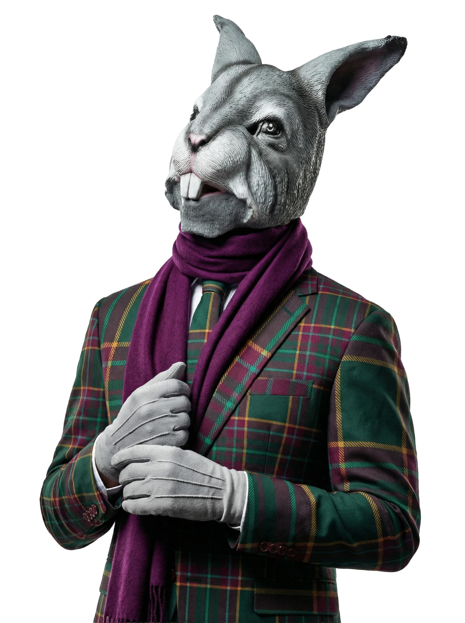 Mümmelmann Maske aus Latex