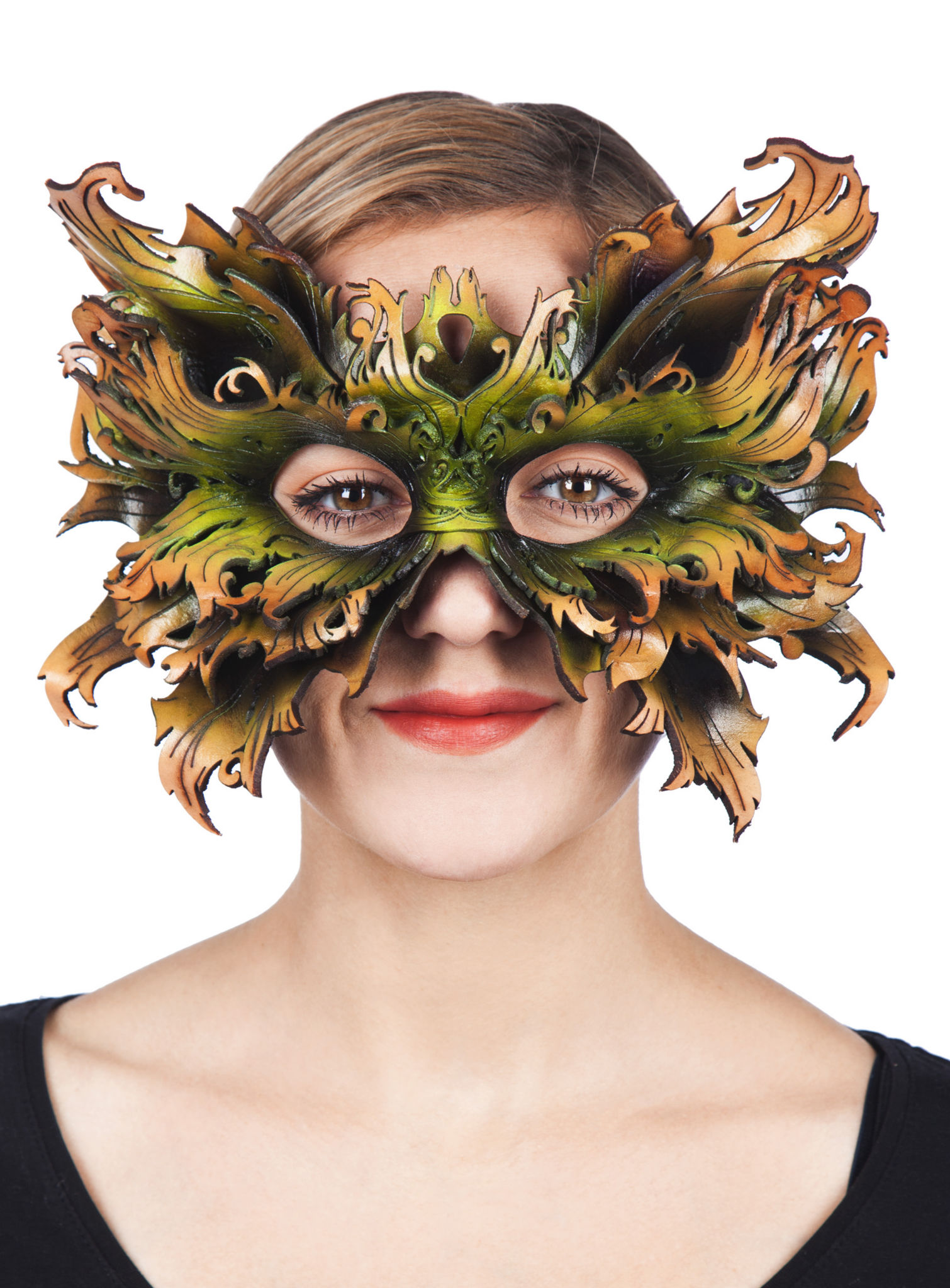 Waldelf Ledermaske