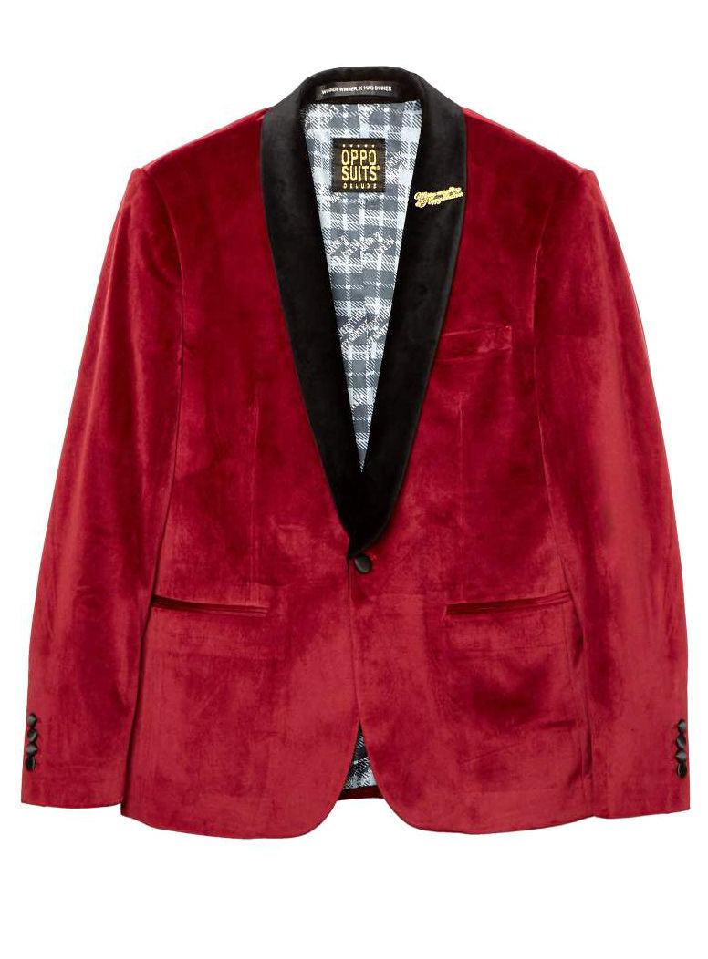 OppoSuits Dinner Jacket dunkelrot