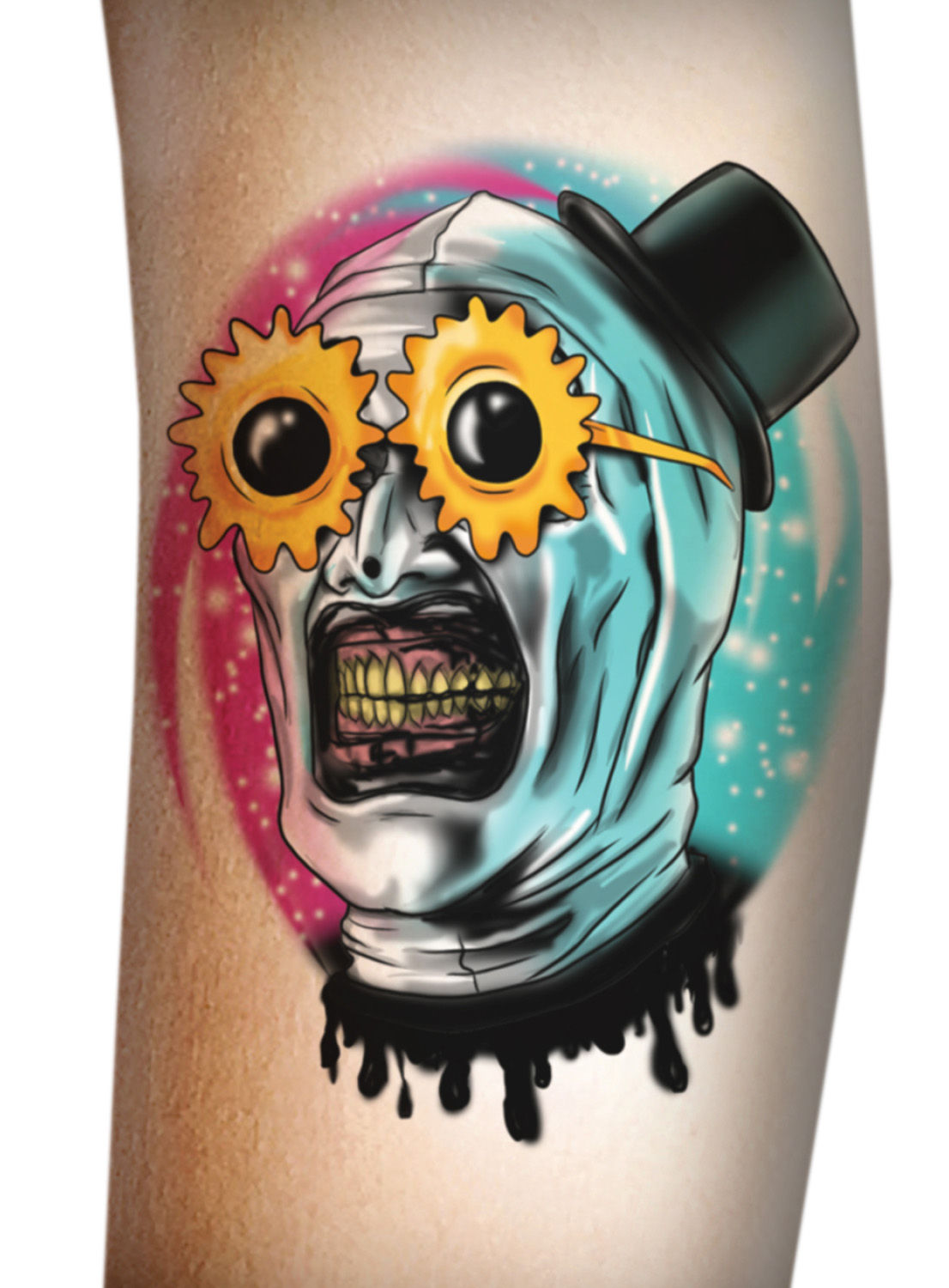 Terrifier – Art mit Funbrille Klebetattoo