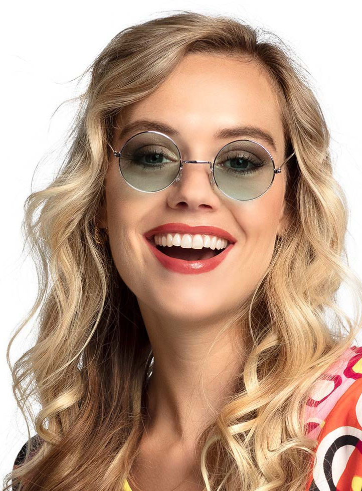 Hippie Brille grün