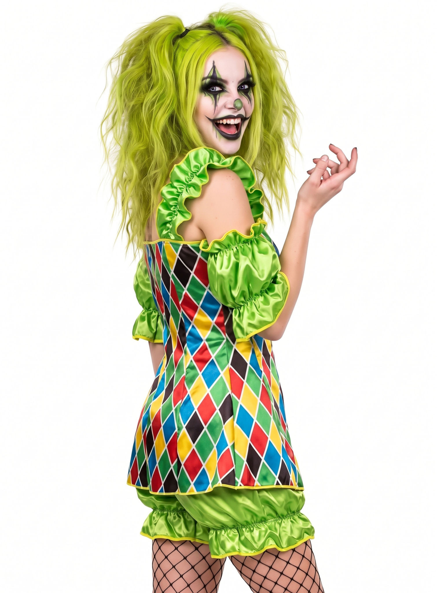 Halloween & Horror Clown Damen Kostüm