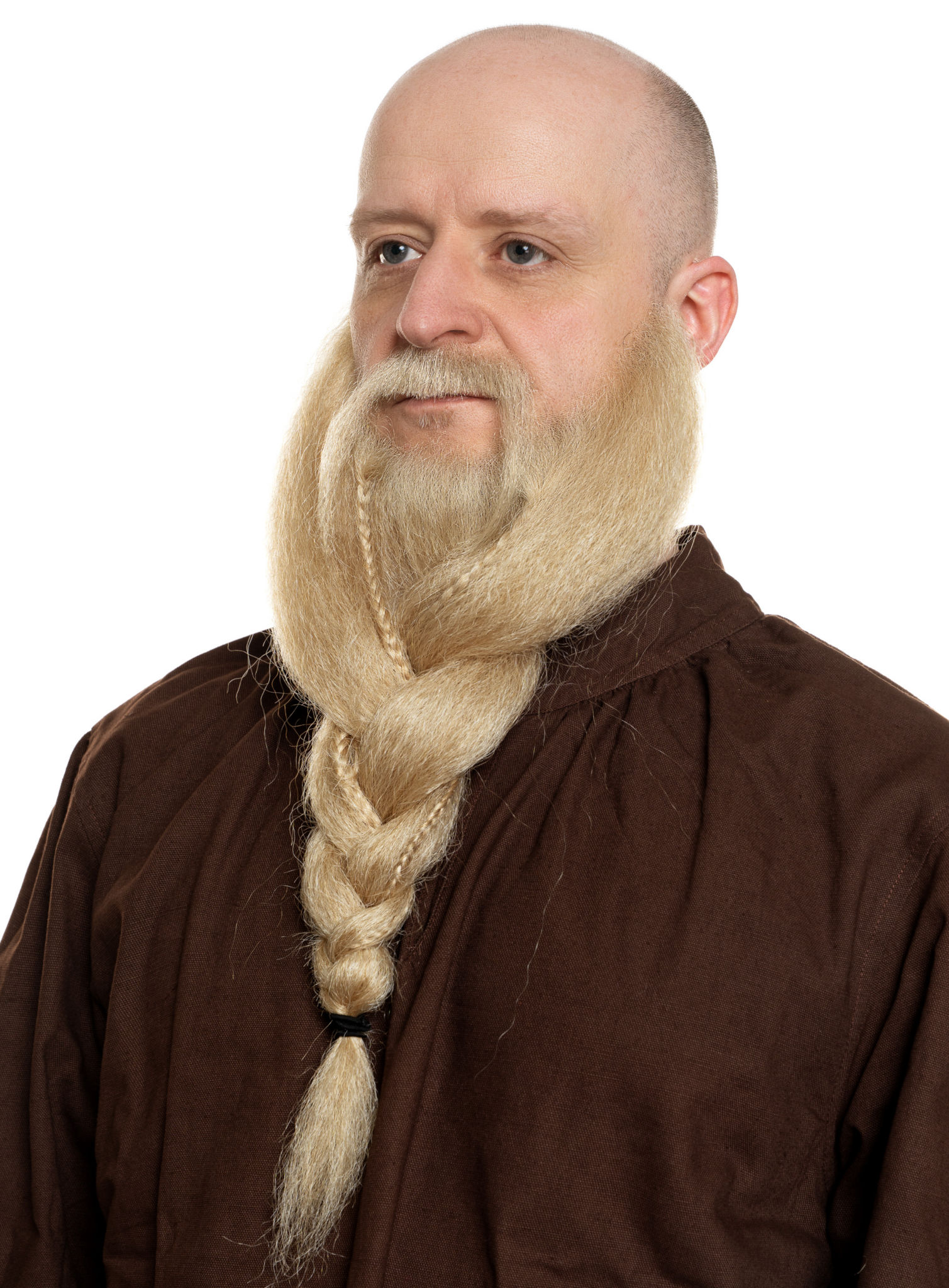 Bartset Wikinger mit Vollbart und Schnurrbart