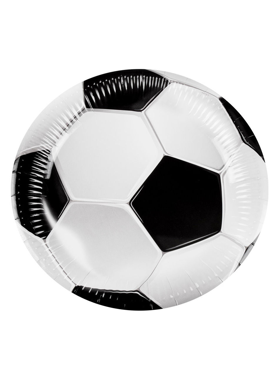 Fußball Pappteller 6 Stück