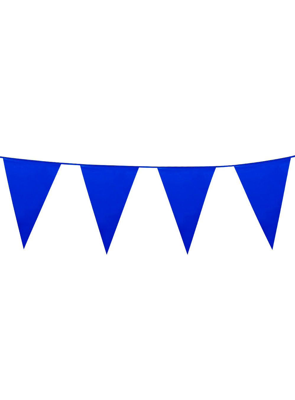 Riesenwimpelkette blau 10 Meter