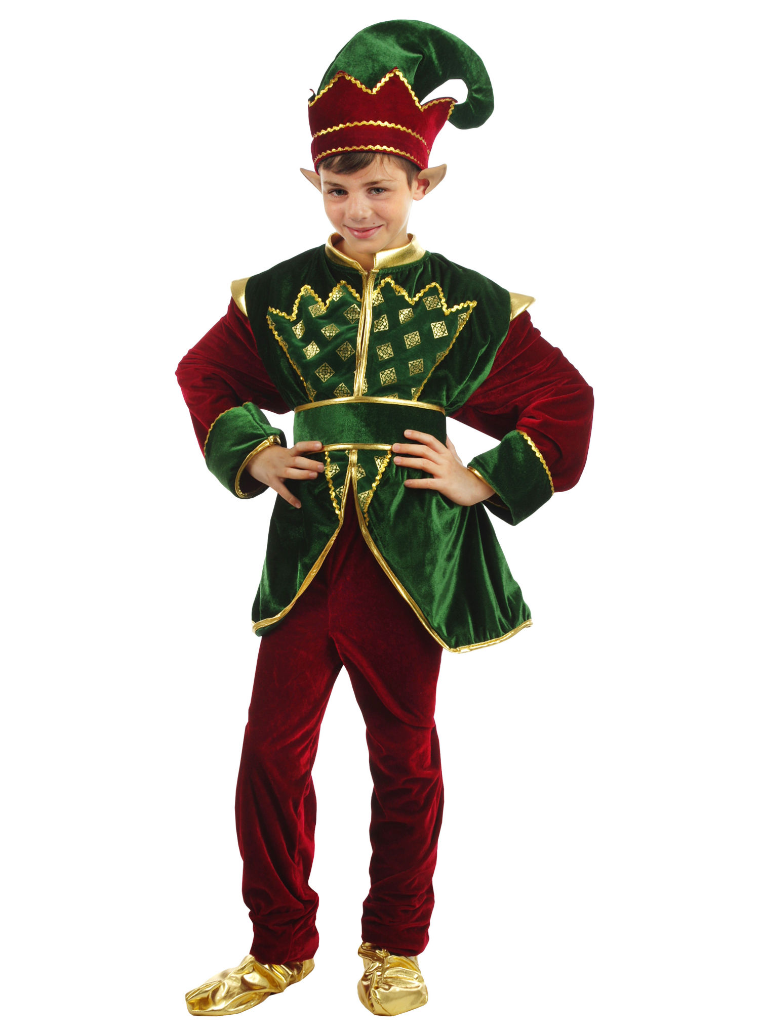 Weihnachtself Kostüm für Kinder