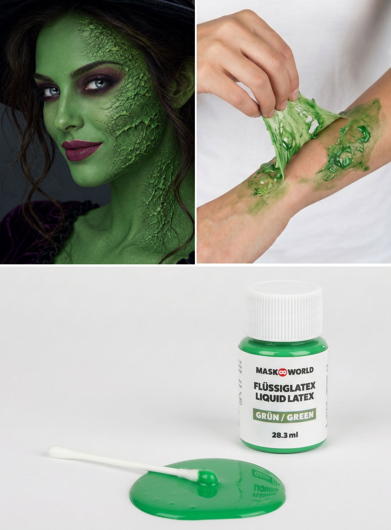 Vloeibare latex groen 28,3 ml