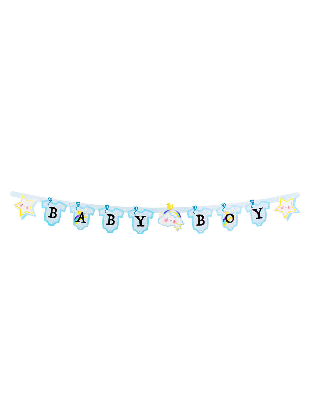 Baby Boy Buchstabengirlande 170 cm