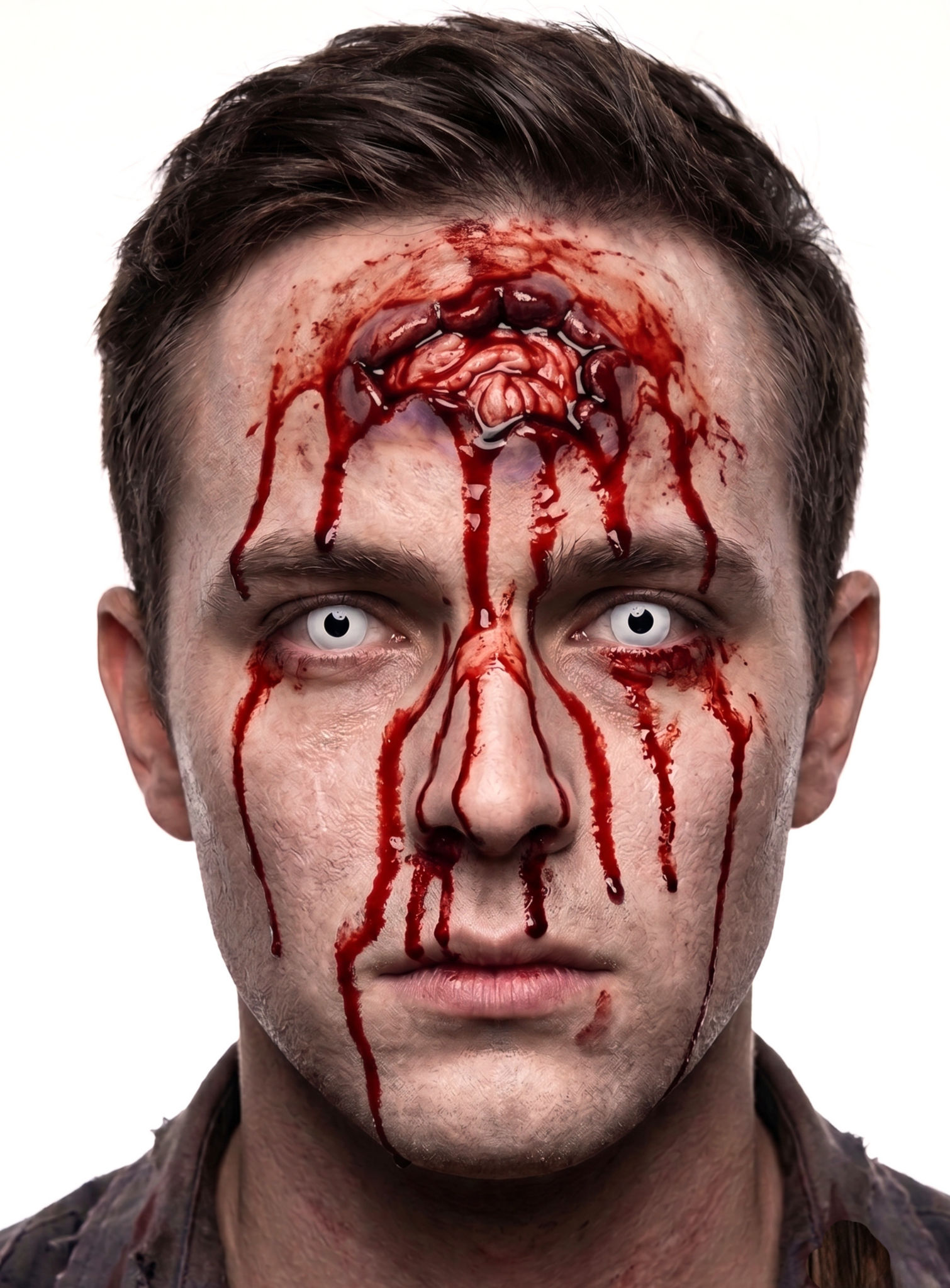 Headshot - Latexwunde zum Ankleben