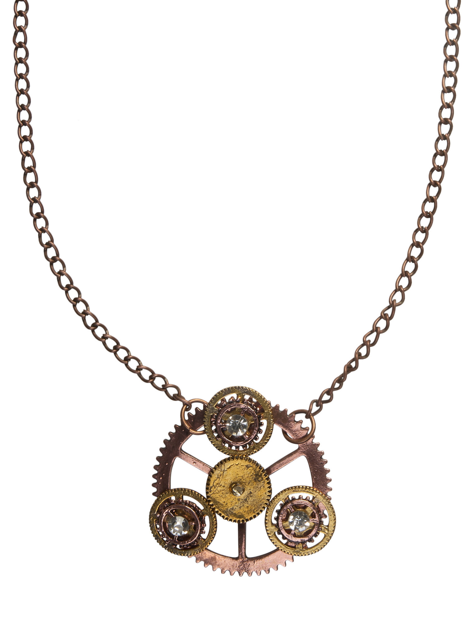 Steampunk-Kette mit Zahnrädern