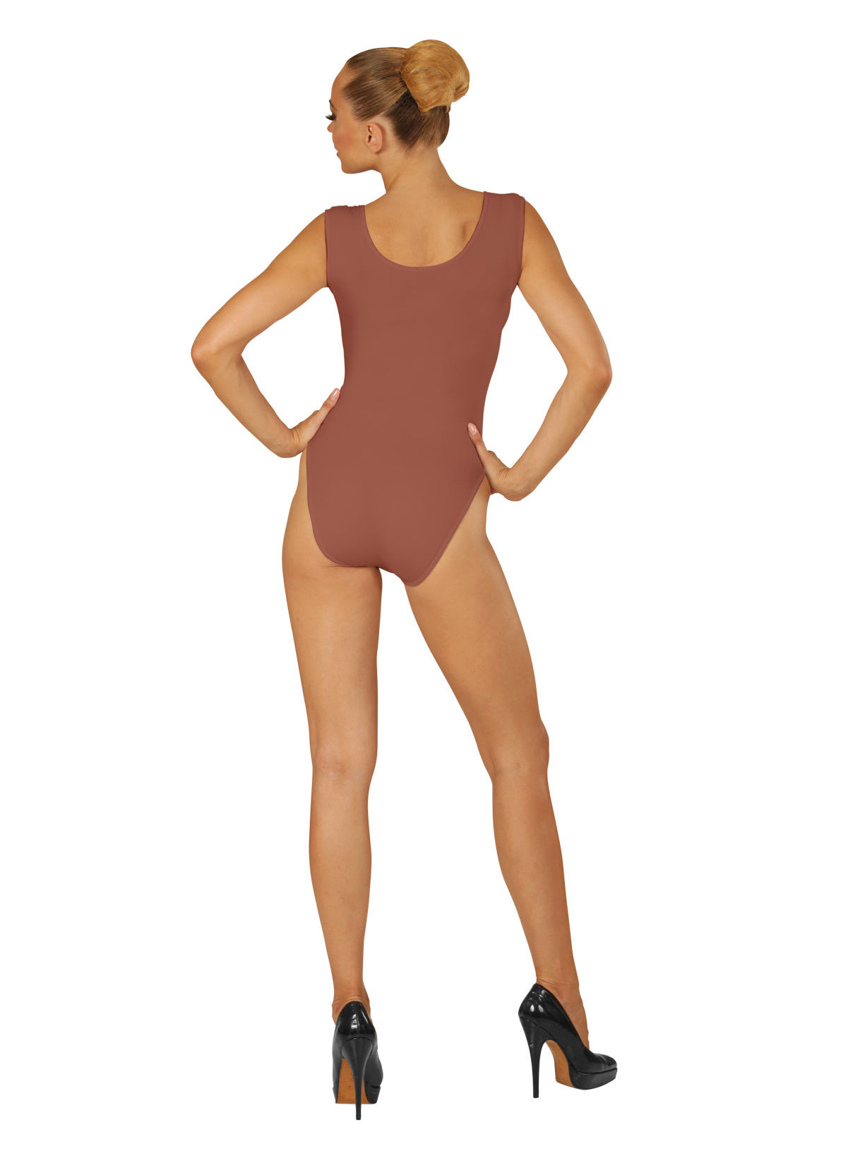 Mouwloze Body Bruin