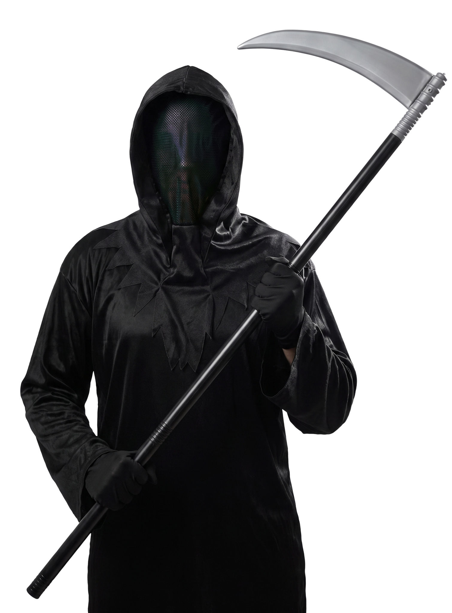 Geistermaske schwarz-schwarz