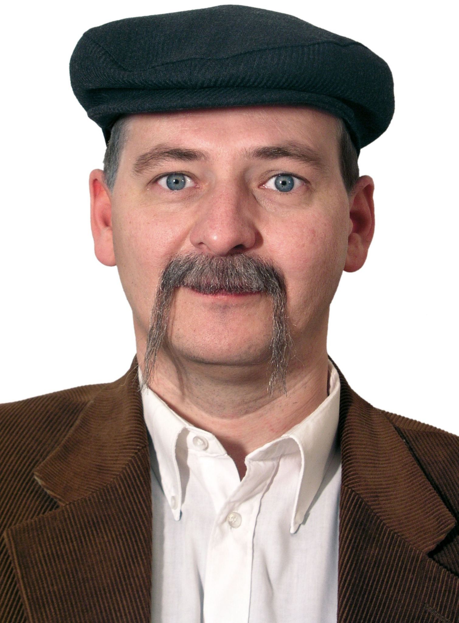 Schnurrbart Cowboy mit Echthaar Anteil