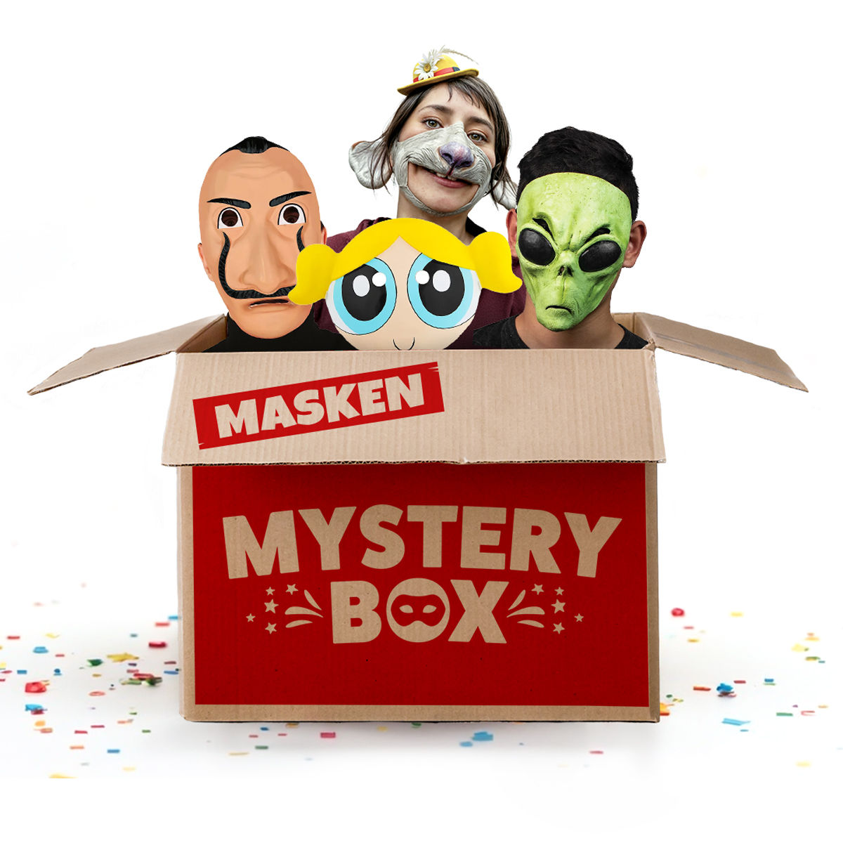 Mystery Box - Karneval Masken für die ganze Familie