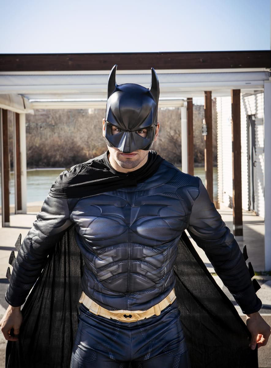 The Dark Knight – Batman Kostüm mit XL-Umhang