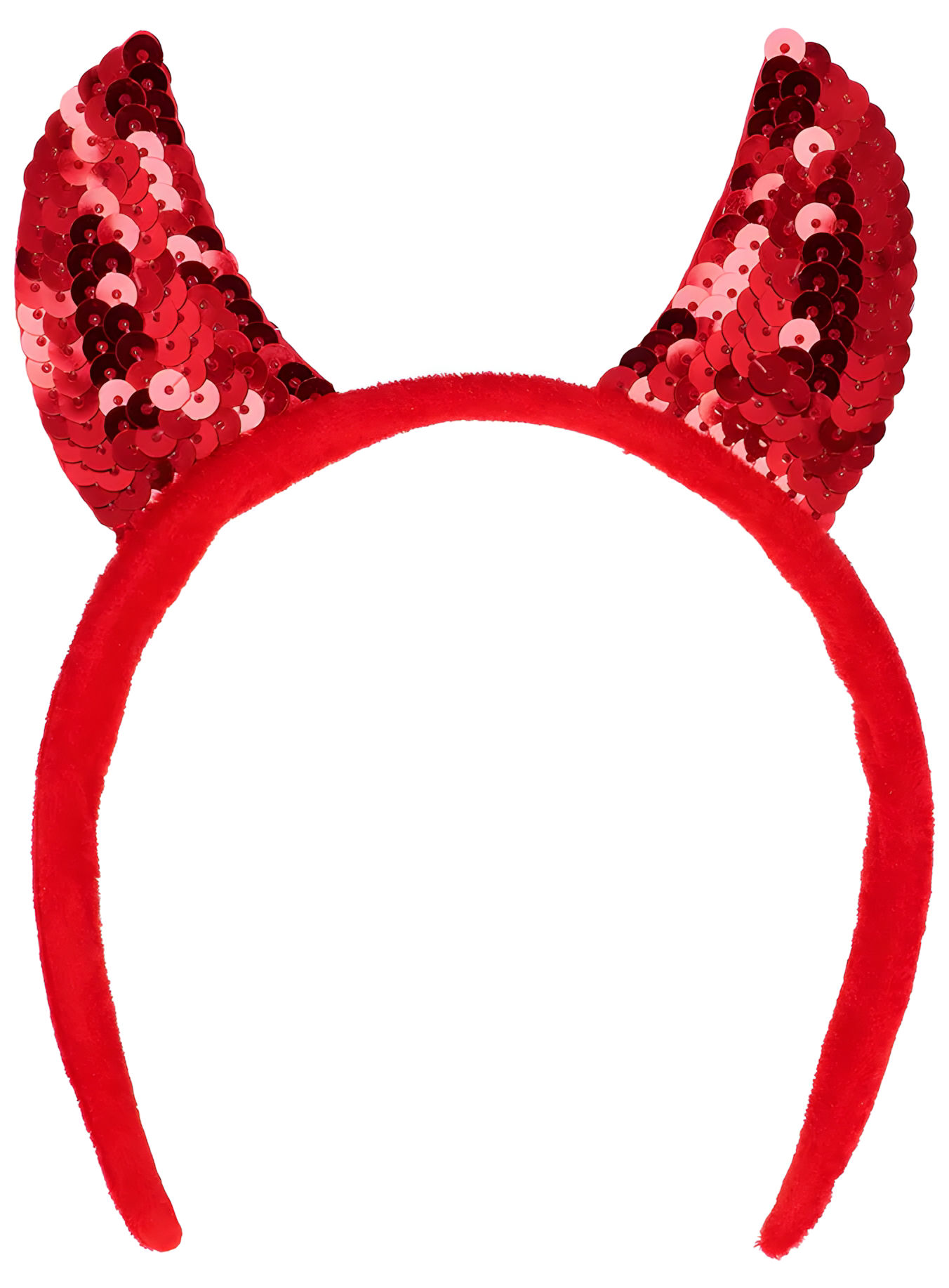 Pailletten Teufelshörner Diadem