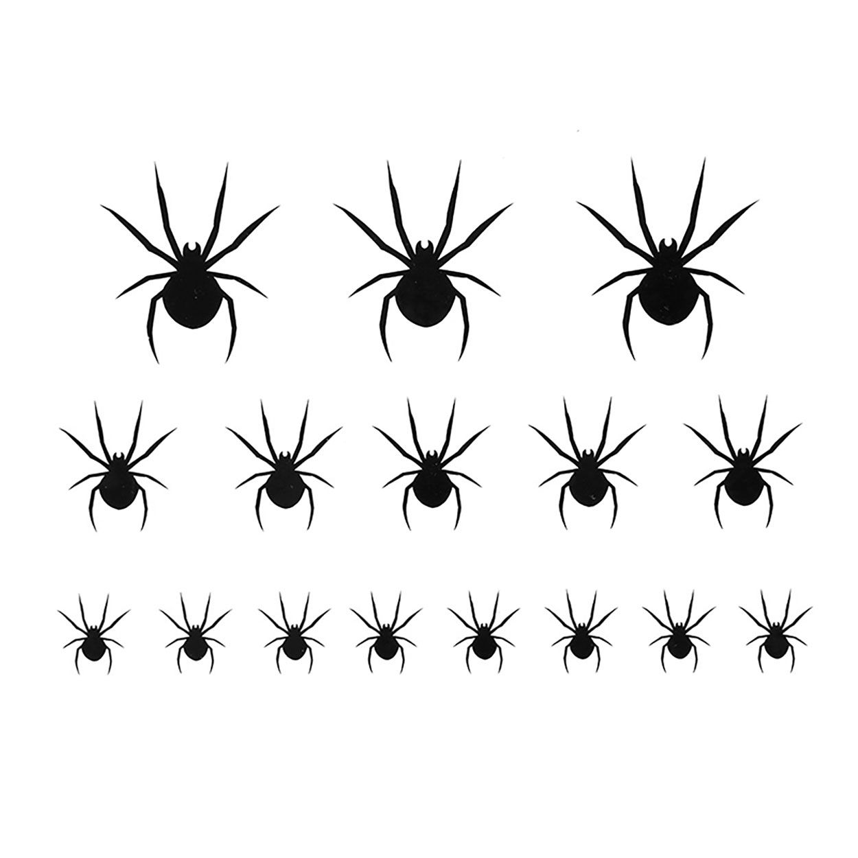 Krabbelspinnen Klebetattoo