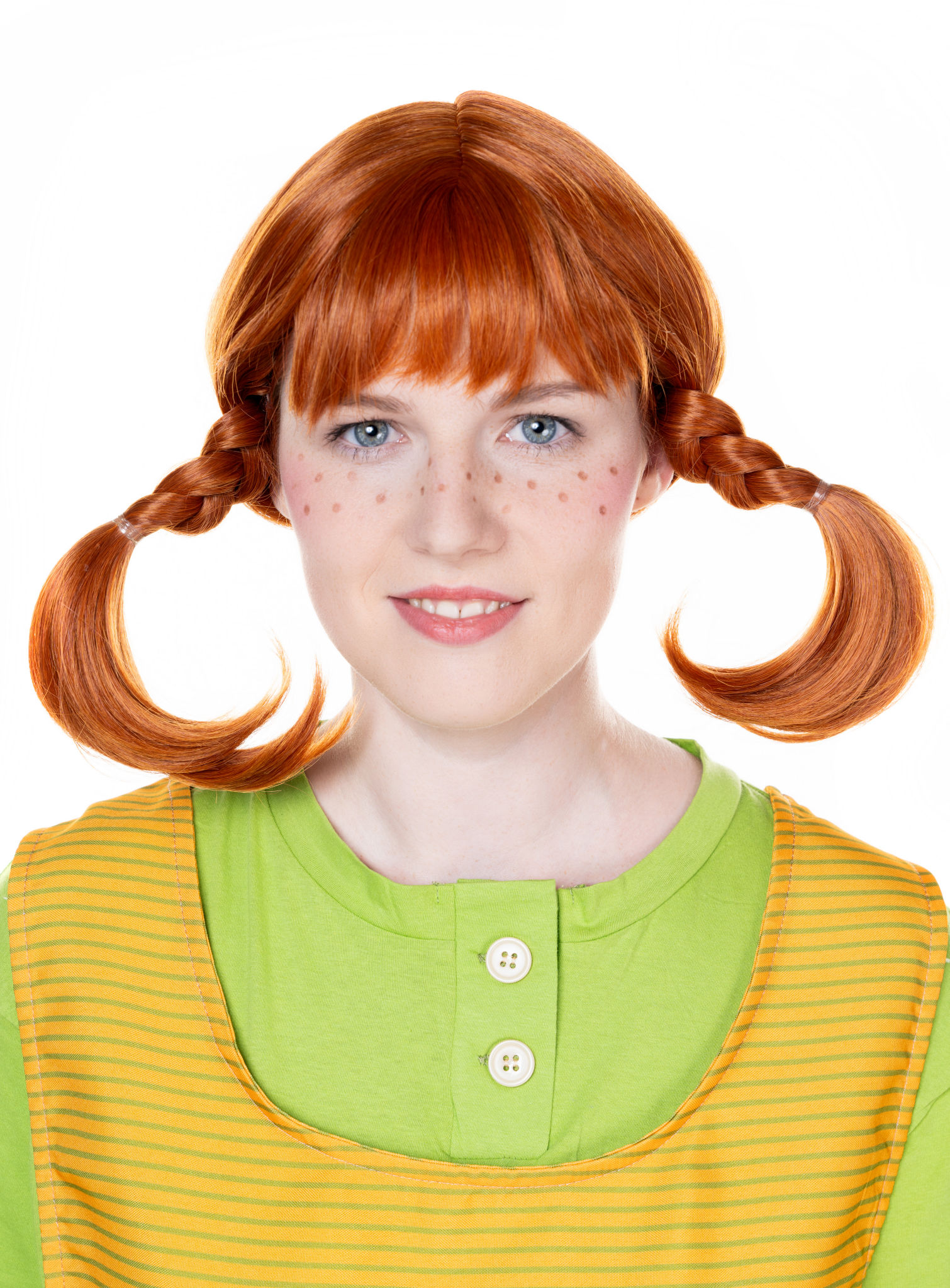 Pippi Langstrumpf Perücke Deluxe
