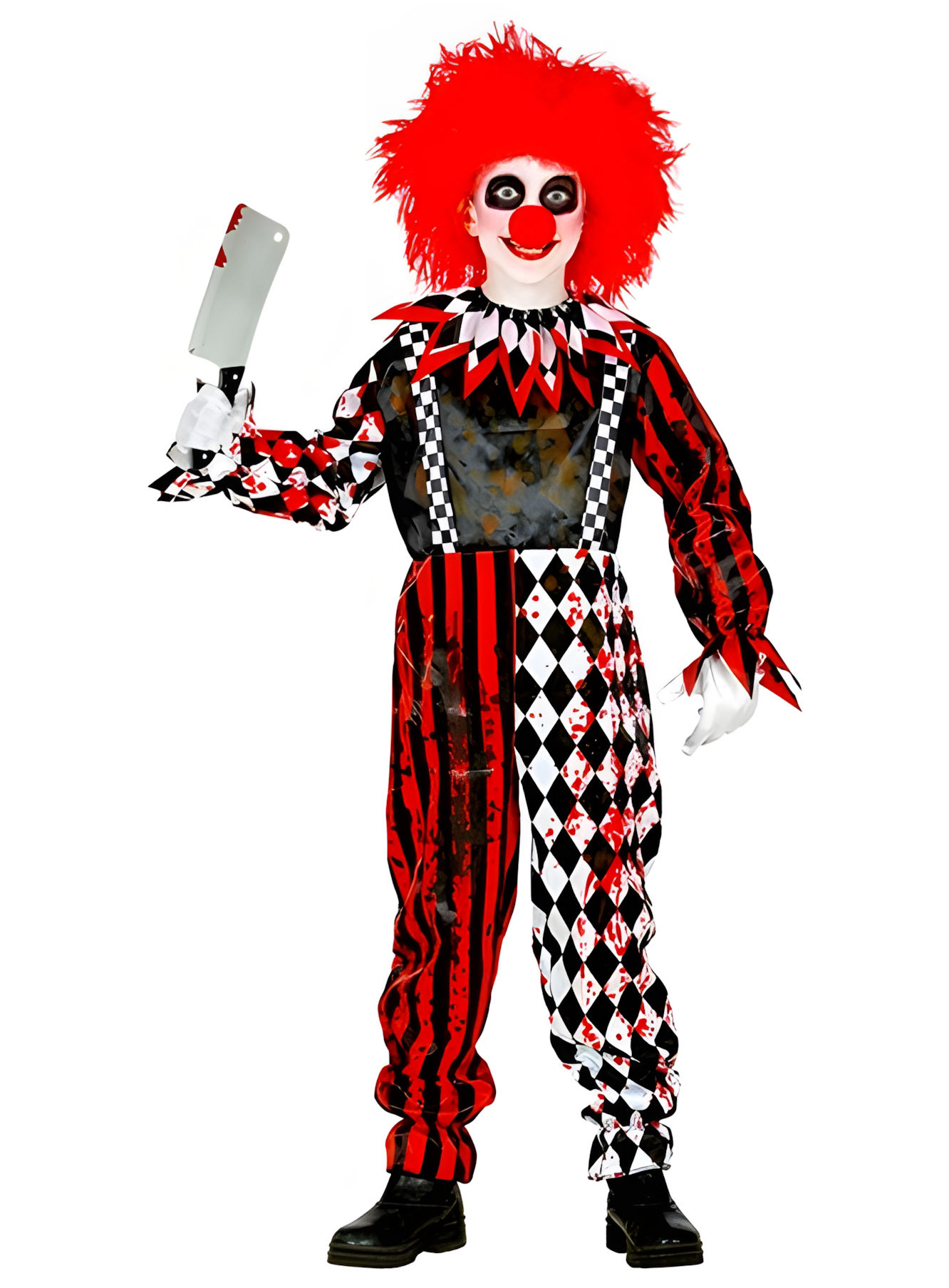 Killerclown Kostüm für Kinder Deluxe