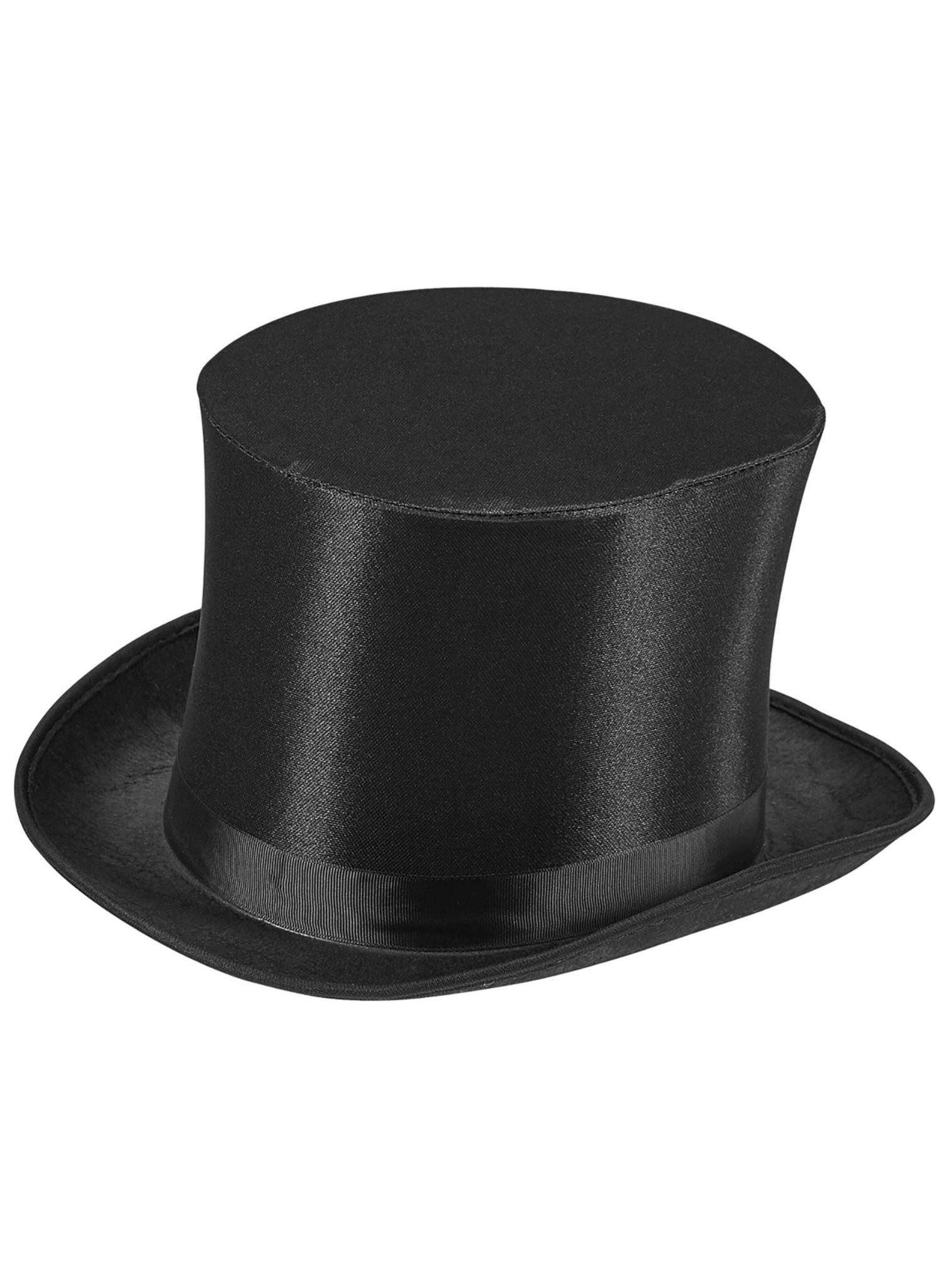 Klassischer Satin Zylinder schwarz