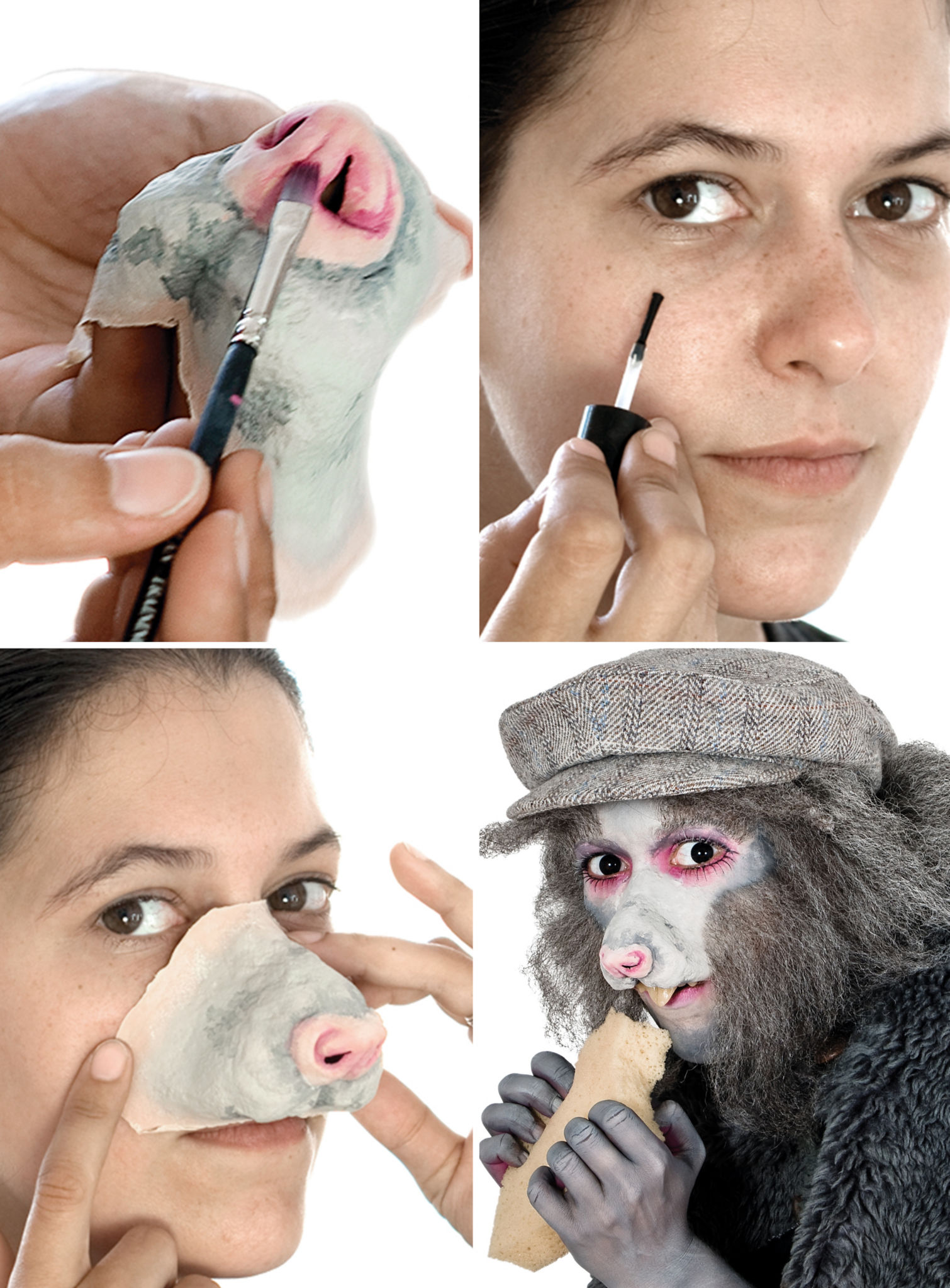 Ratte Latexschnauze mit Mastix