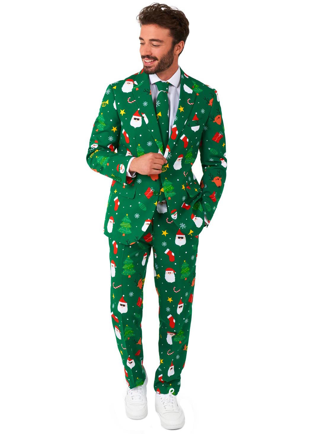 OppoSuits Festivity Green Anzug
