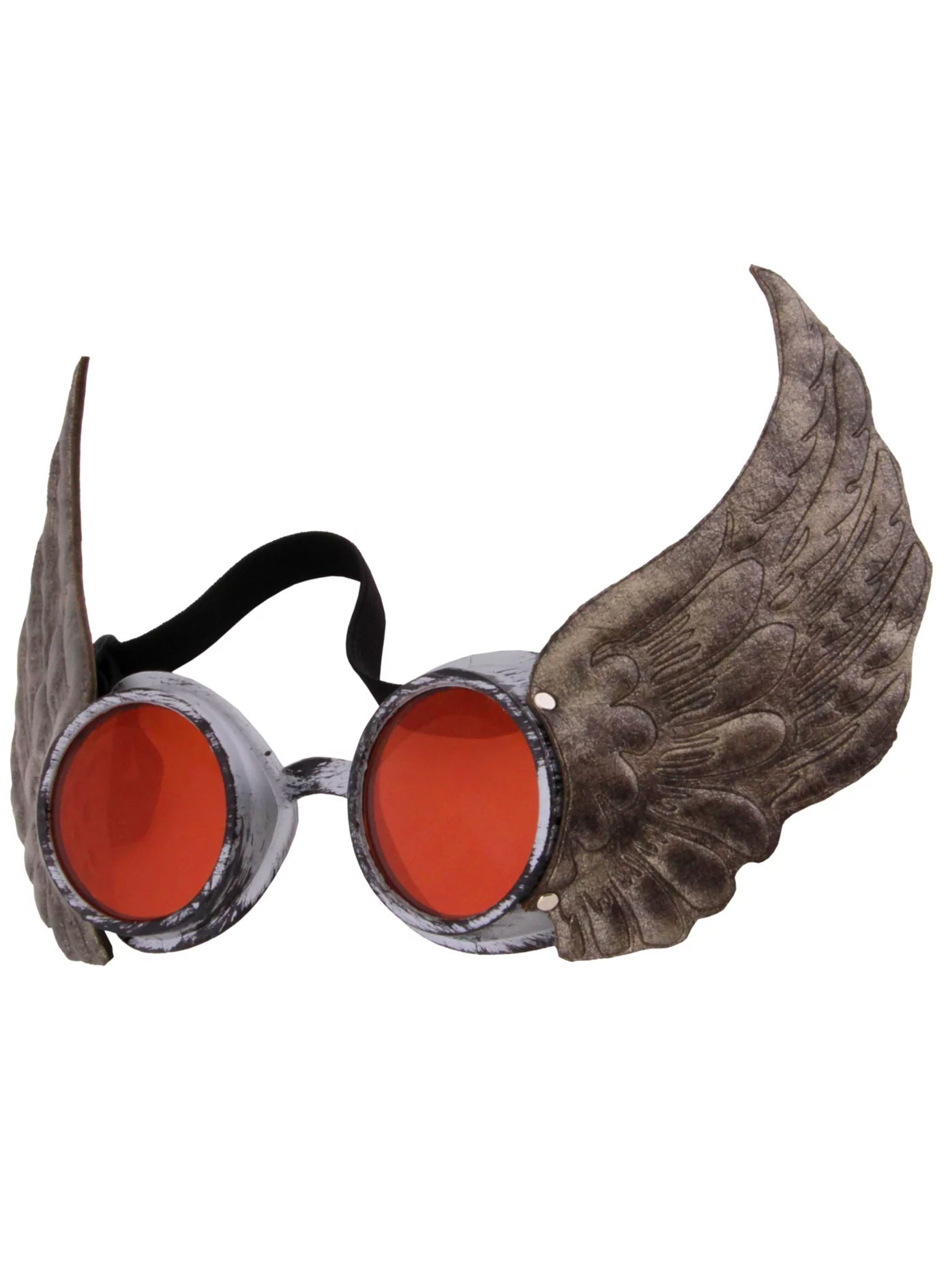 Steampunk Brille Aviator orange