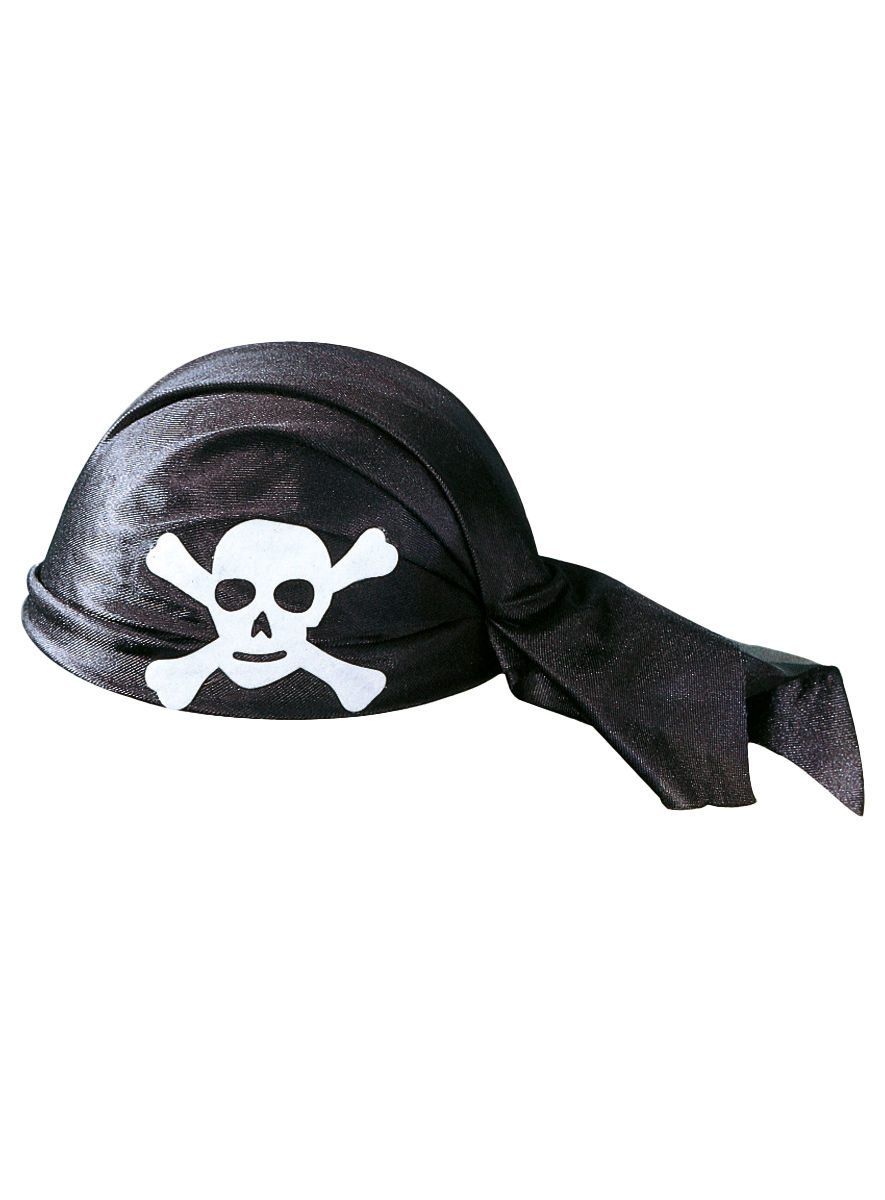 Piraten hoofddoek geknoopt