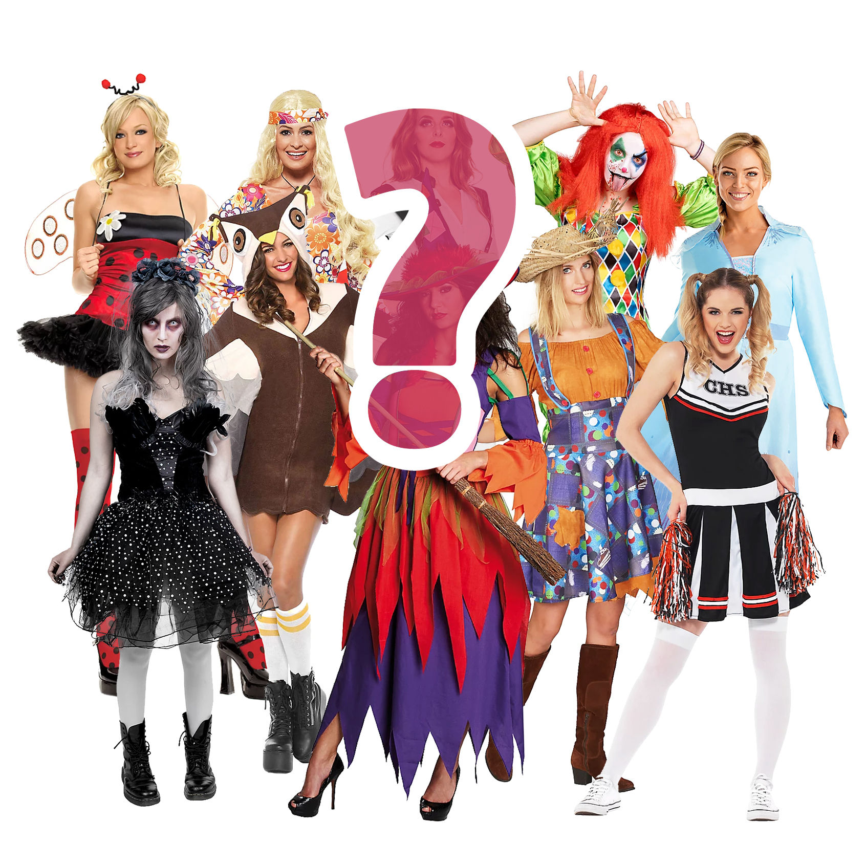 B-Ware Mystery Box Karneval - 4 Überraschungskostüme für Damen