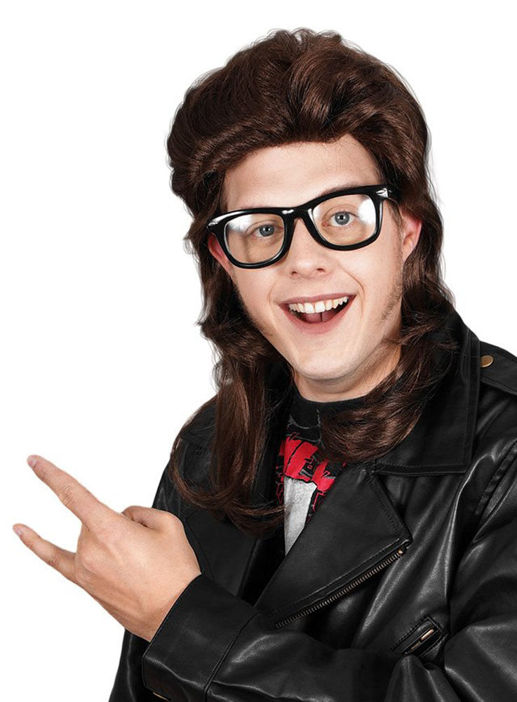 Rocker Vokuhila Perücke
