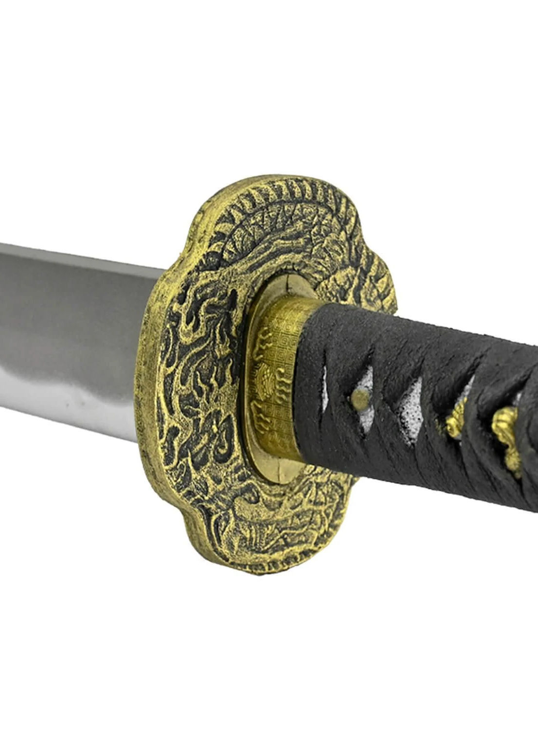Wakizashi - Musashi Met Stootplaat Draak Schuimwapen