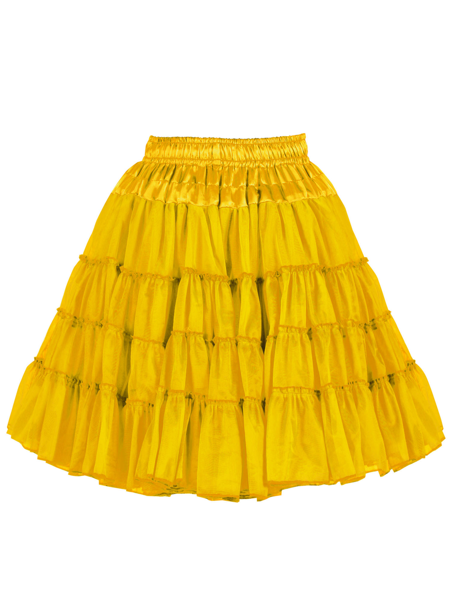 Petticoat Deluxe gelb 2-lagig