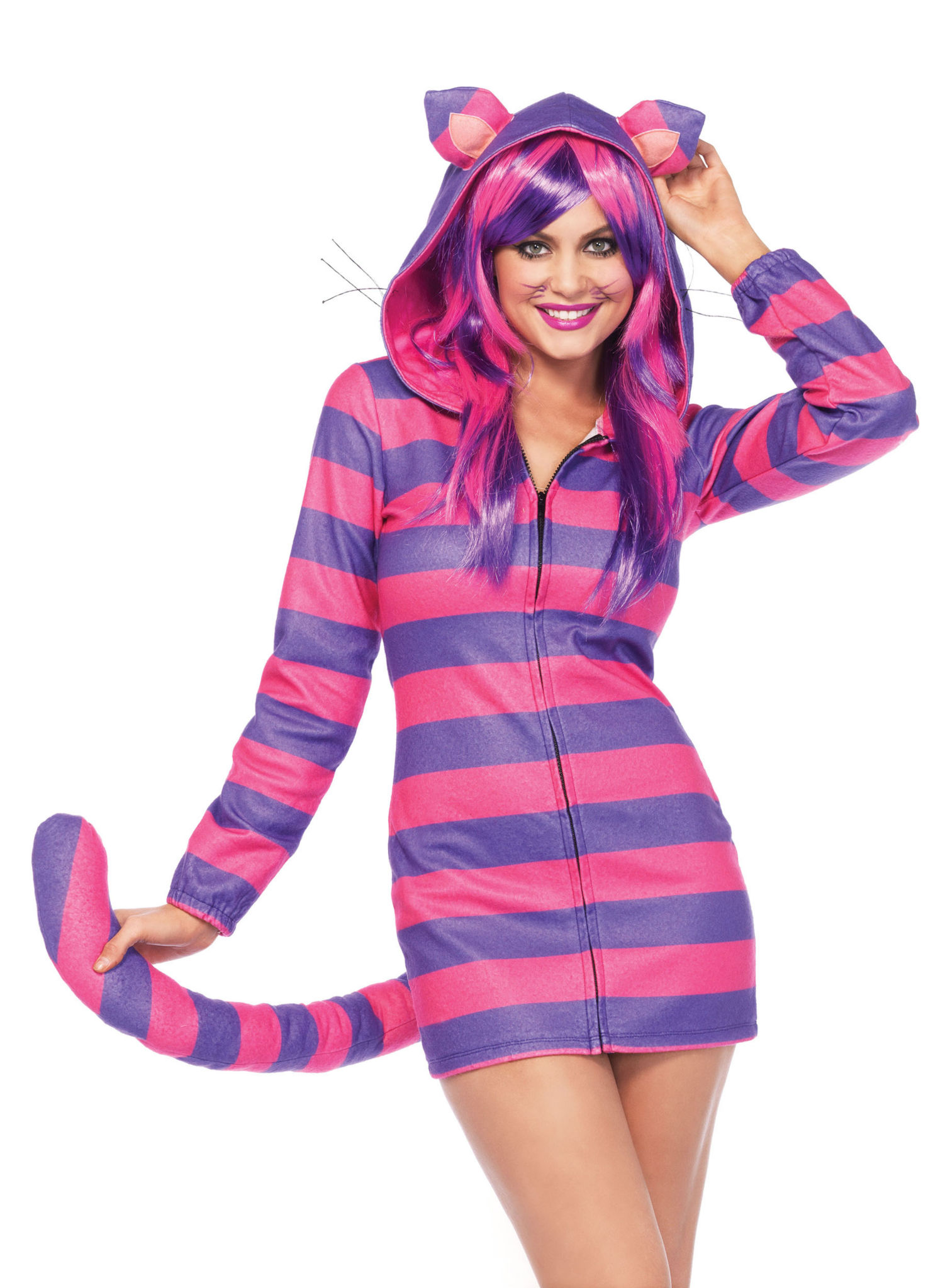 Grinsekatze Hoodie Dress