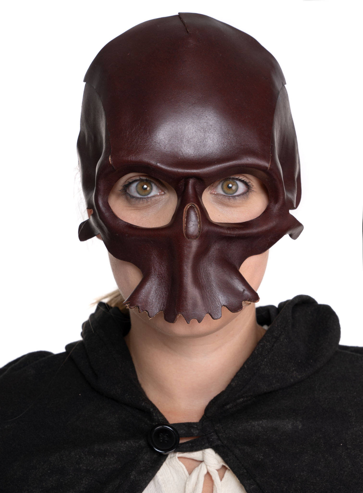 Ledermaske - Totenkopf