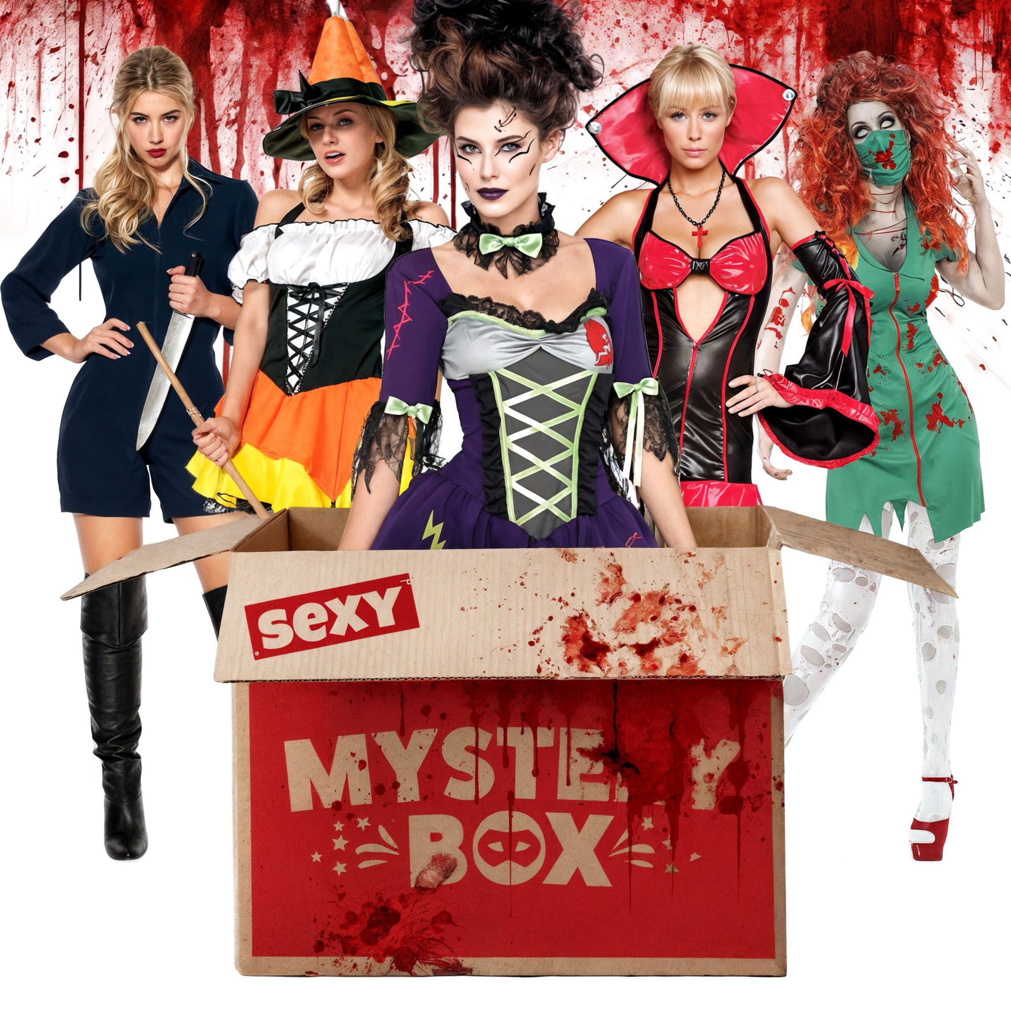 Mystery Box Halloween – 3 sexy Damenkostüme