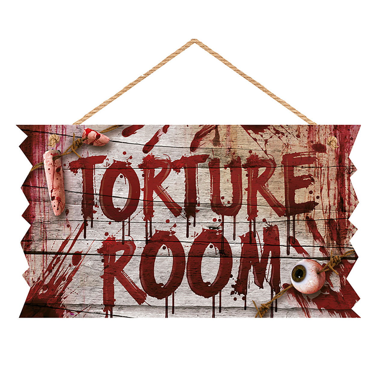 "Torture Room" Deko-Holzschild