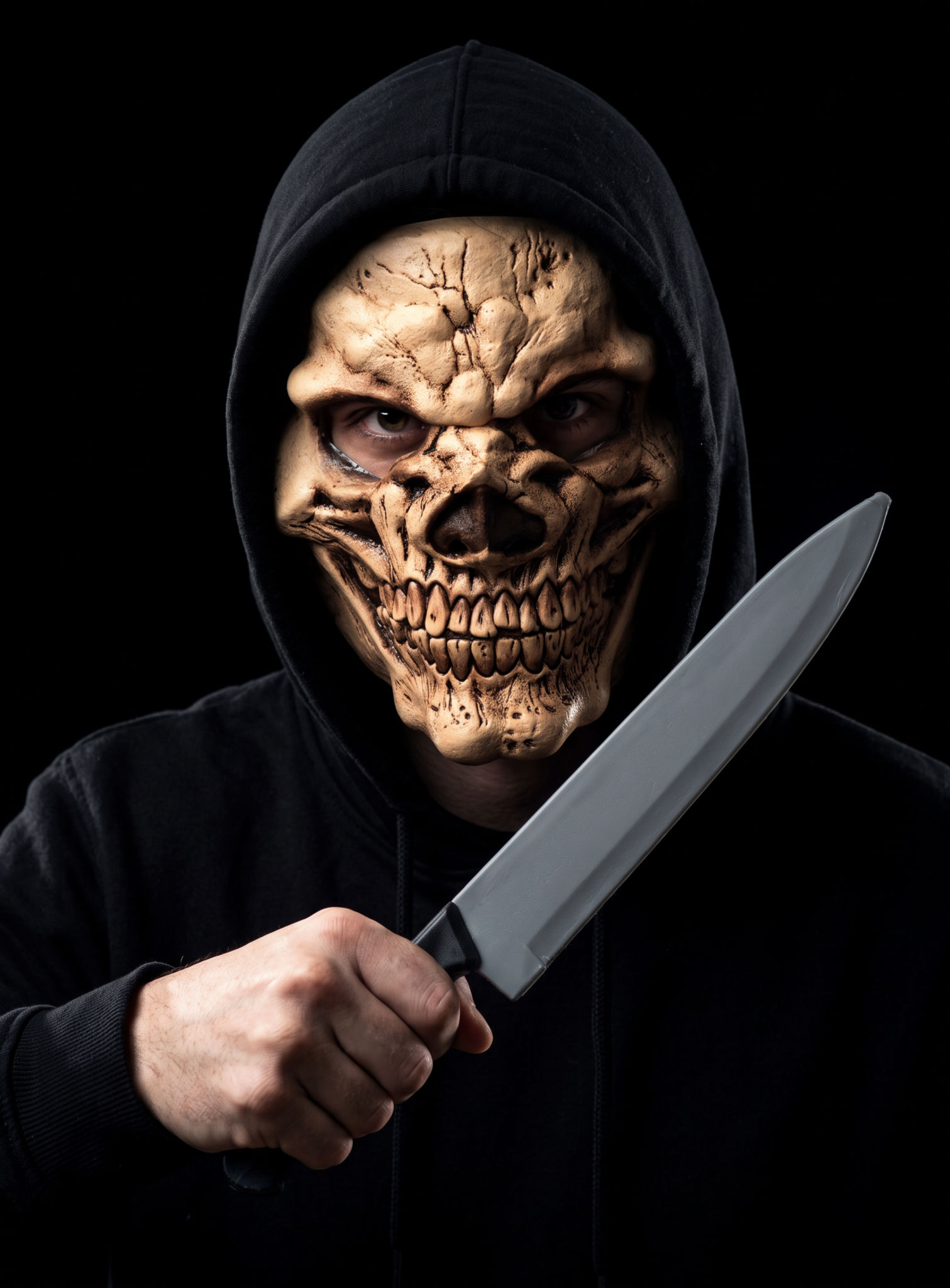 Lachender Schädel Maske des Grauens