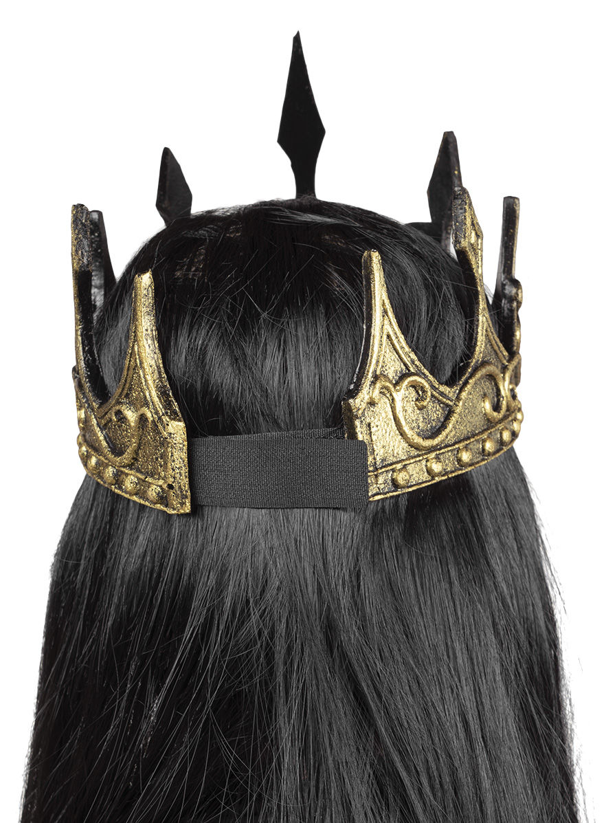 Fantasy Königskrone gold aus Gummischaum