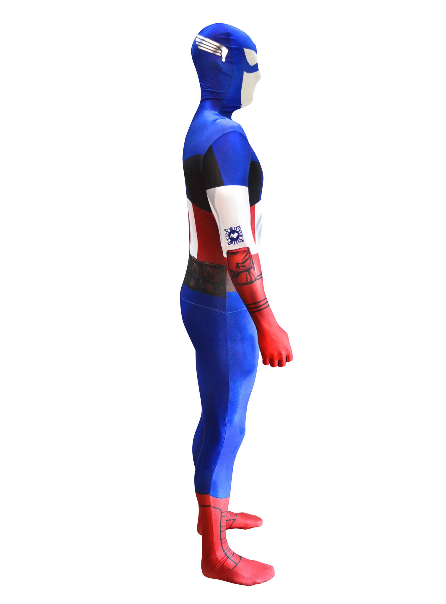 Digital Morphsuit Captain America Volledig Lichaamskostuum