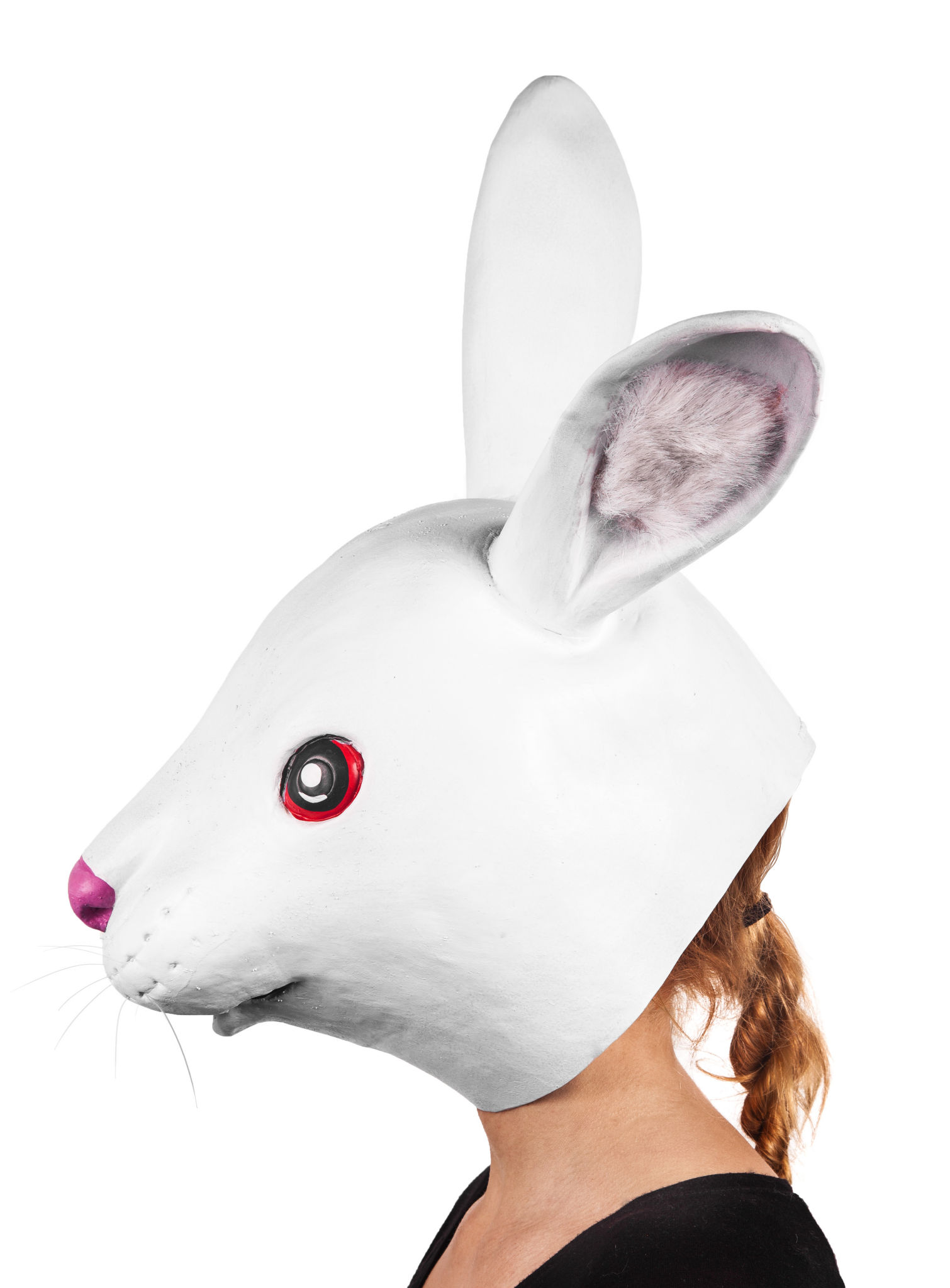 Wit Konijn Masker Van Latex