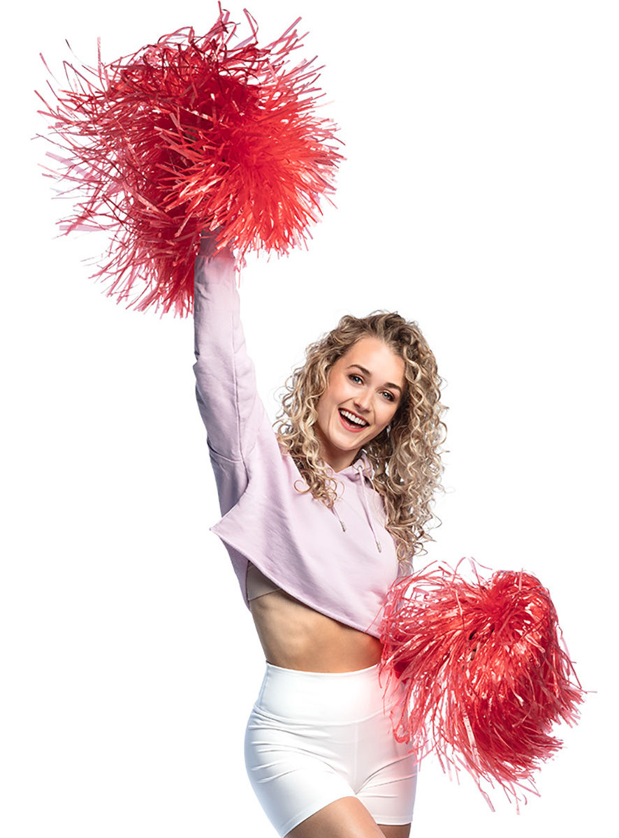 Cheerleader Pom-Pom rood