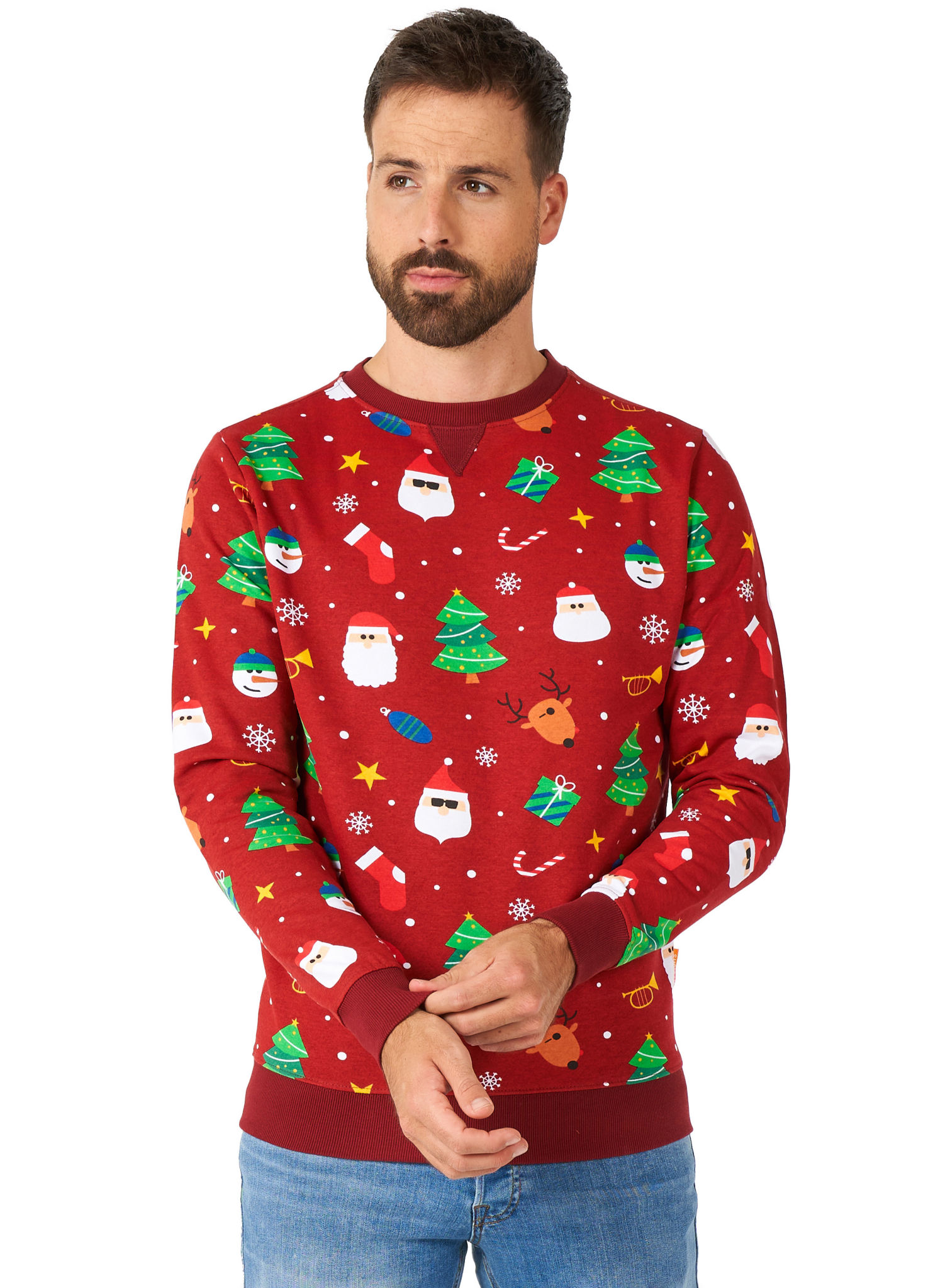 OppoSuits Festivity Red Pullover