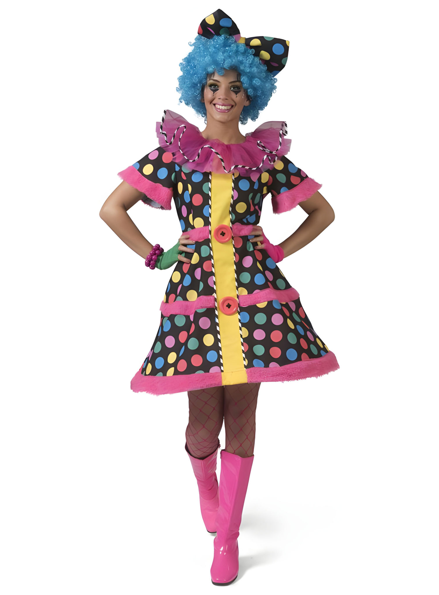 Funny Dolly Clownskostüm für Damen