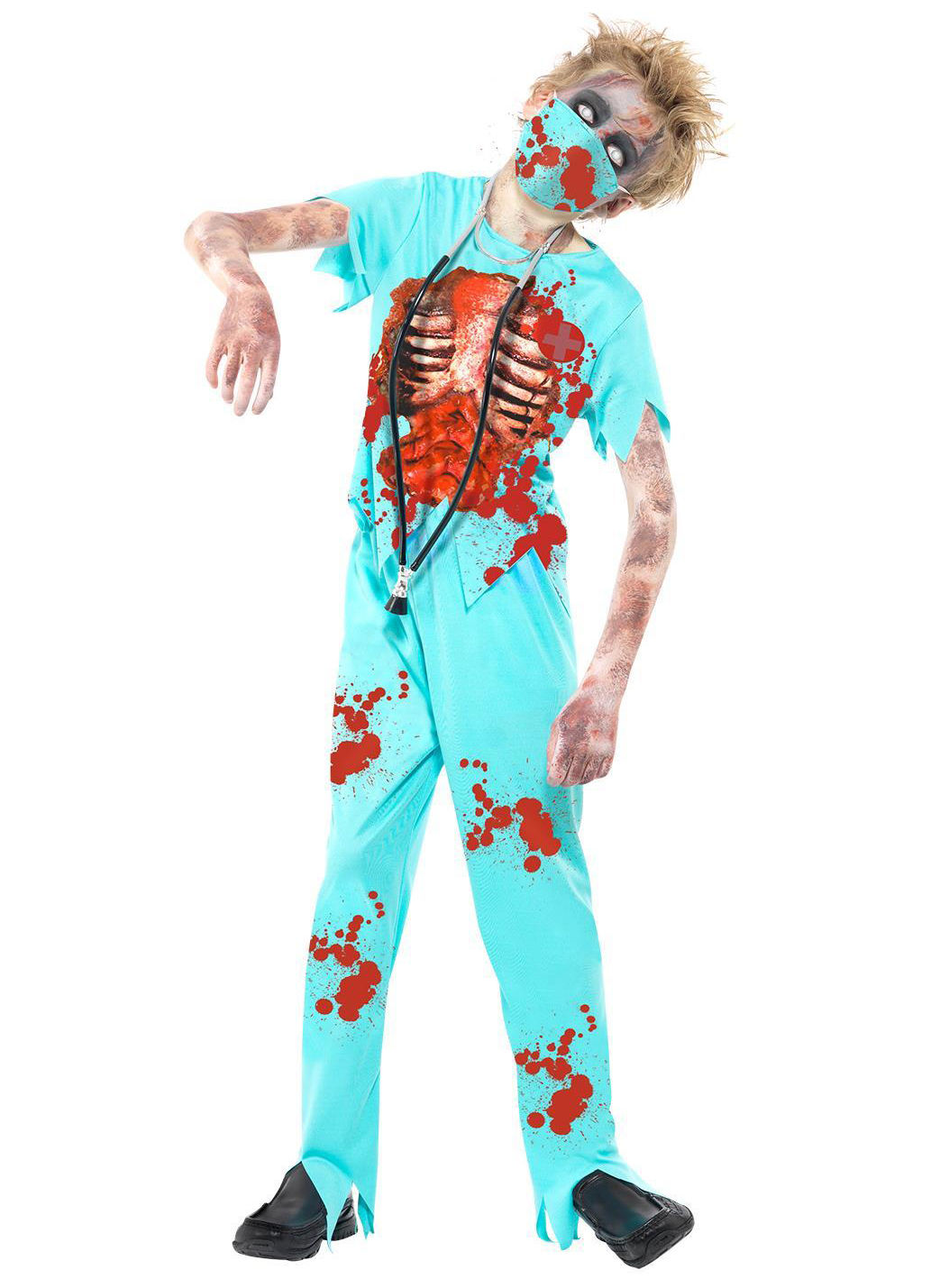 Zombie Chirurg Kinderkostüm